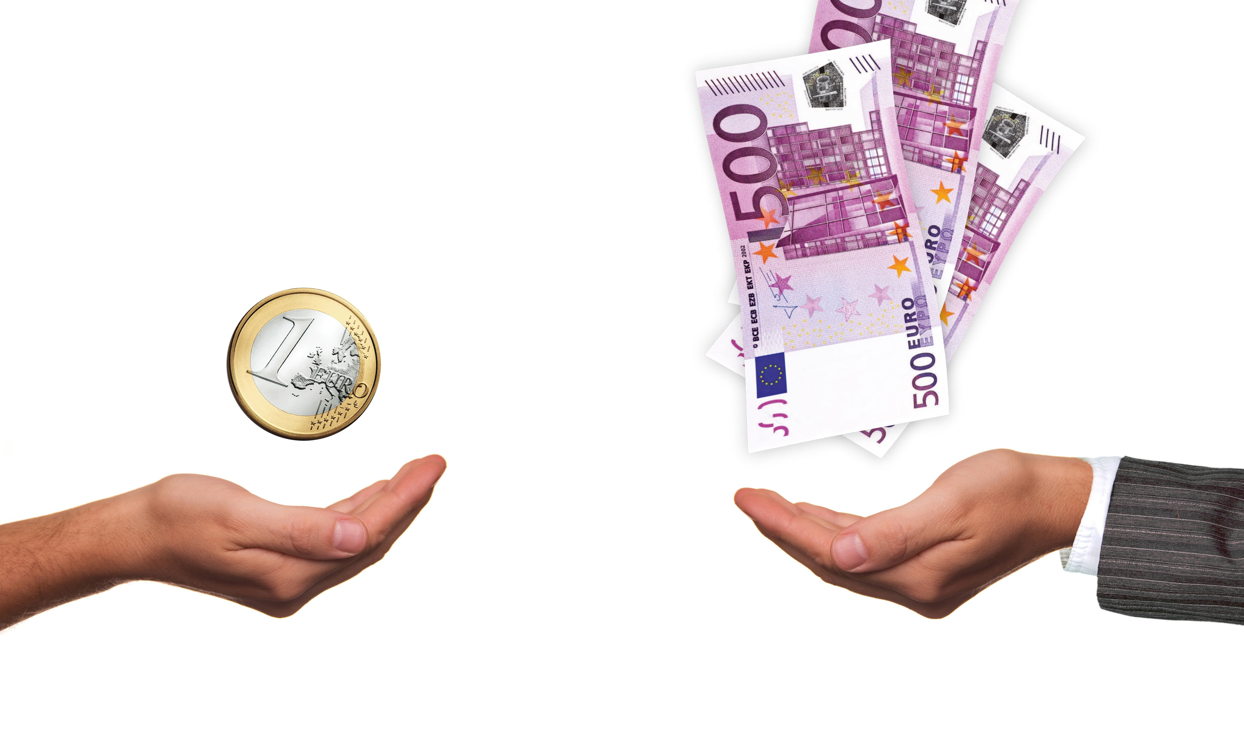4K, coin, copy space, bill, give, paper Currency, people, subsistence level, hands, collective bargaining, banknotes, holding, currency, offer, content, HD Wallpaper