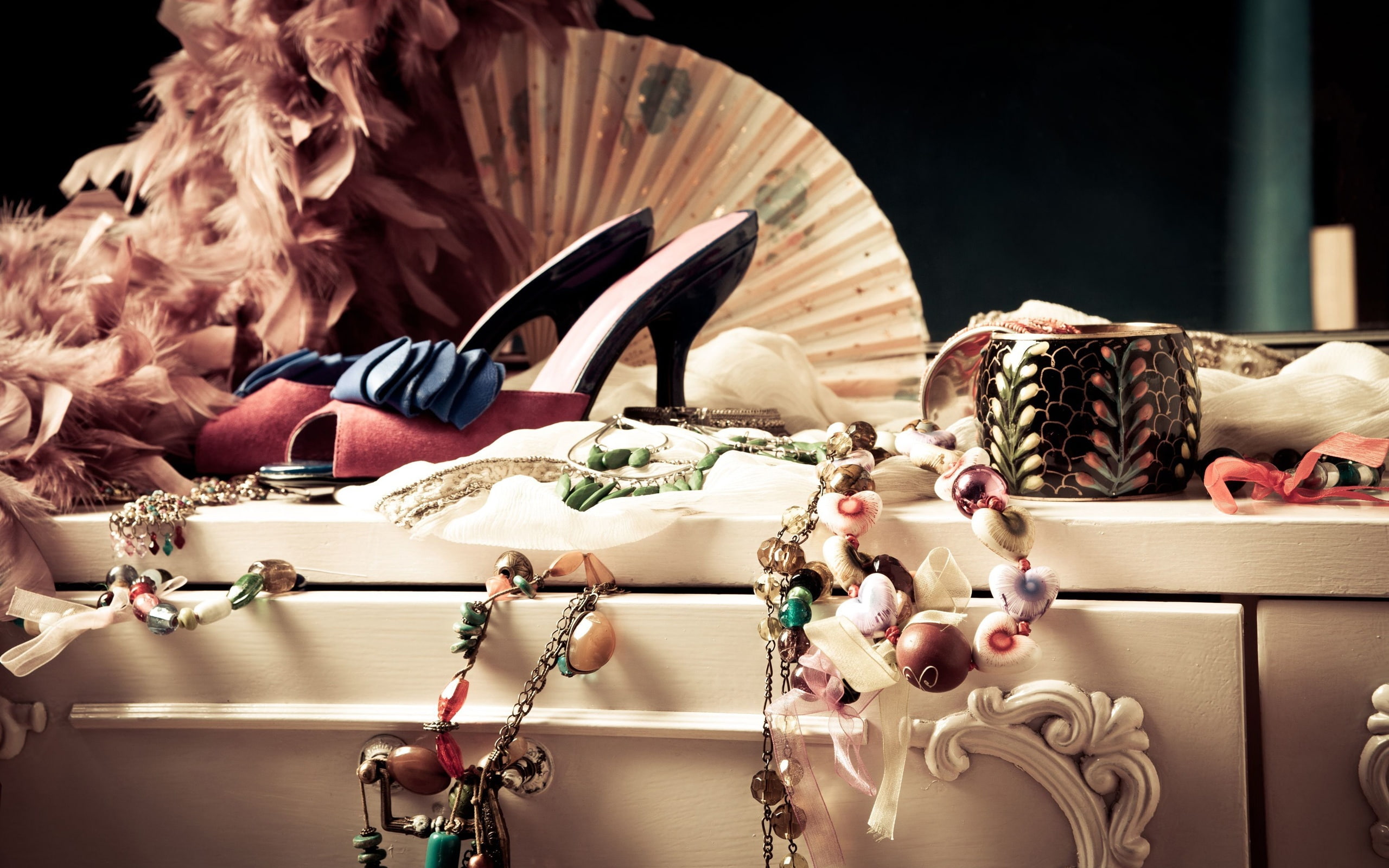 Female, 2K, Shoes, Supplies, Jewelry, Dress, Bracelets, Necklaces, HD Wallpaper