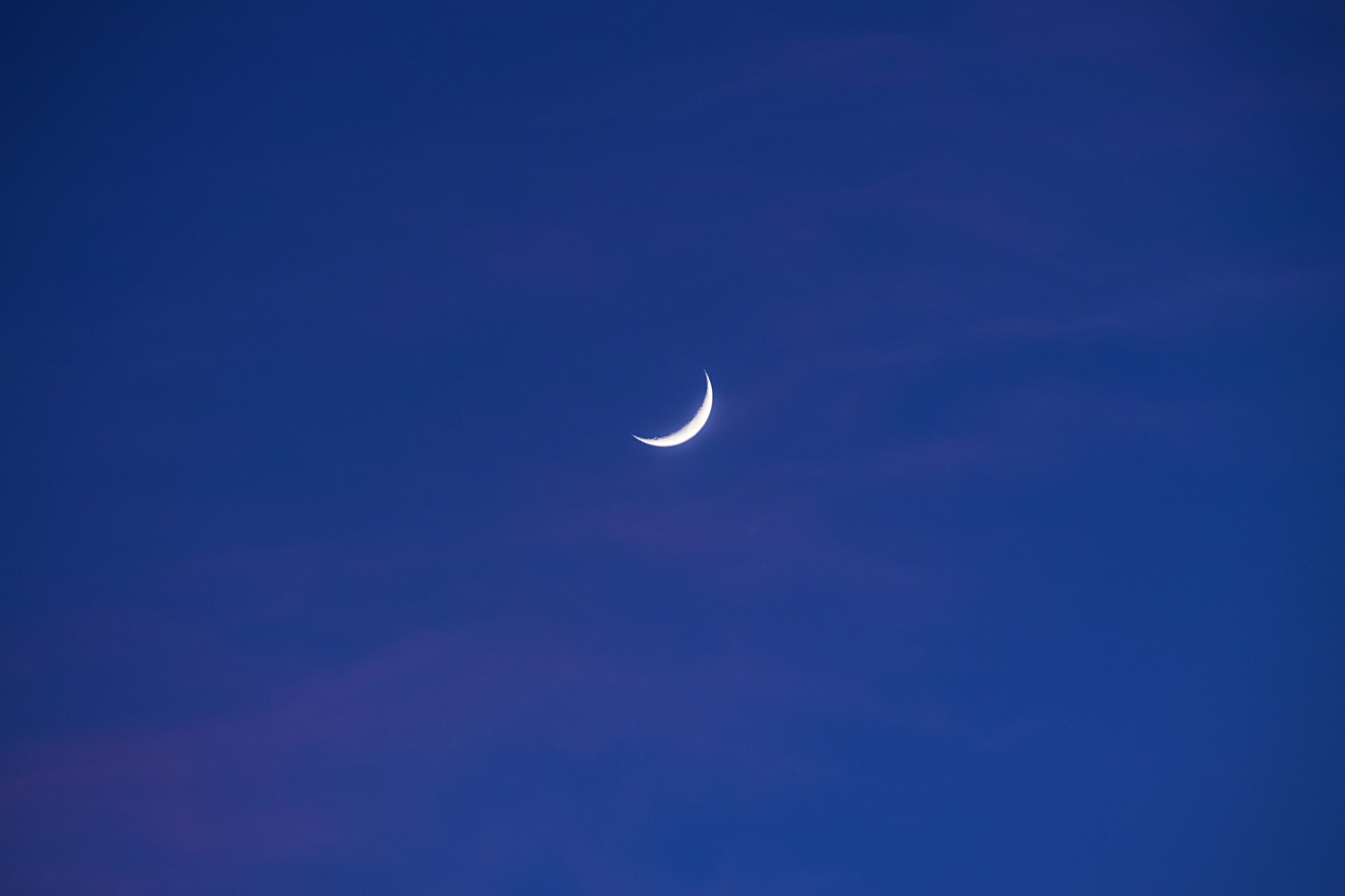 space and astronomy, moonlight, night, astronomy, space, blue sky, ocean, tranquility, outer space, tranquil scene, half moon, italy, water, low angle view, HD Wallpaper