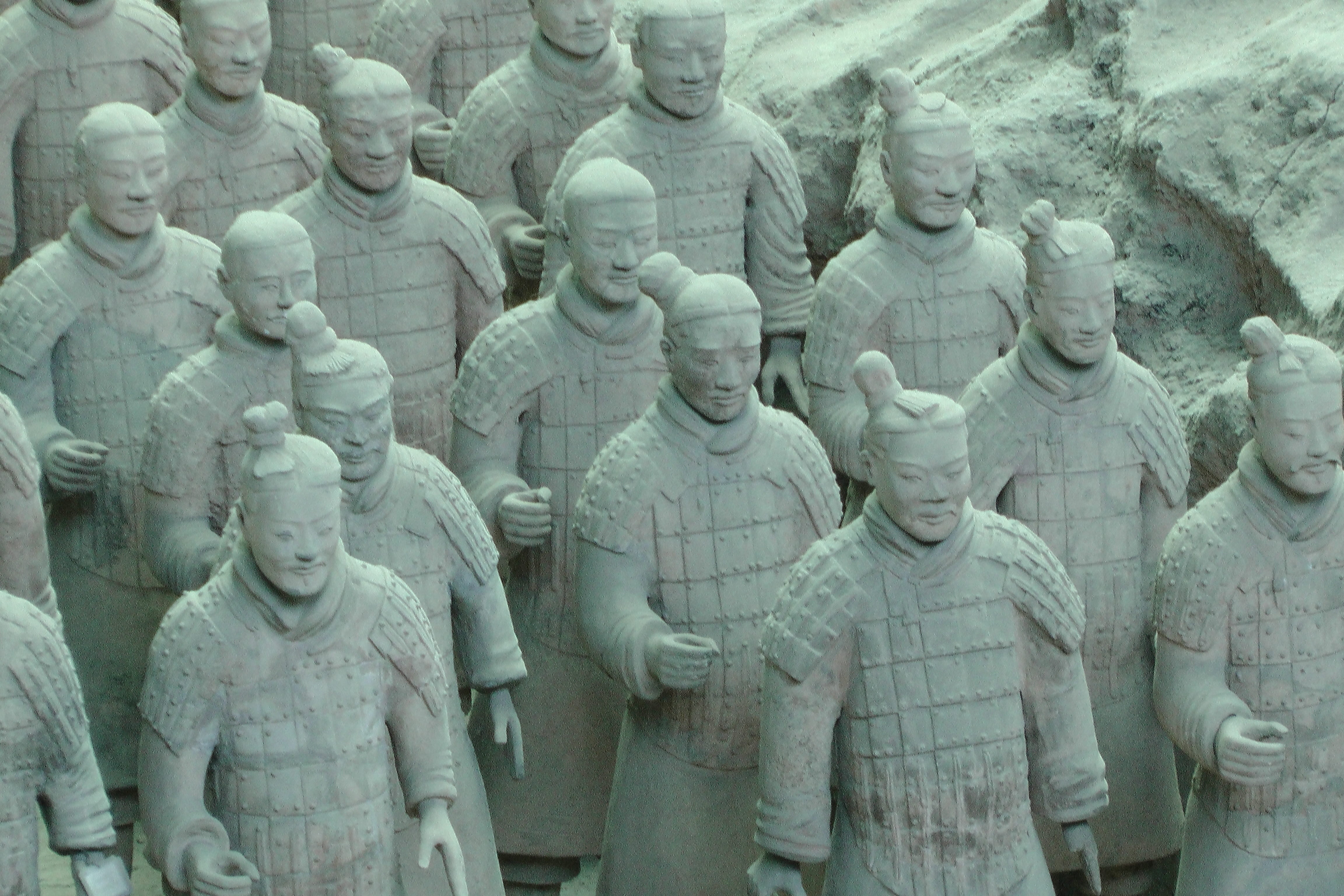 oriental, armed forces, stone material, art and craft, architecture, tourism, large group of objects, 4K, China, day, government, creativity, human representation, HD Wallpaper