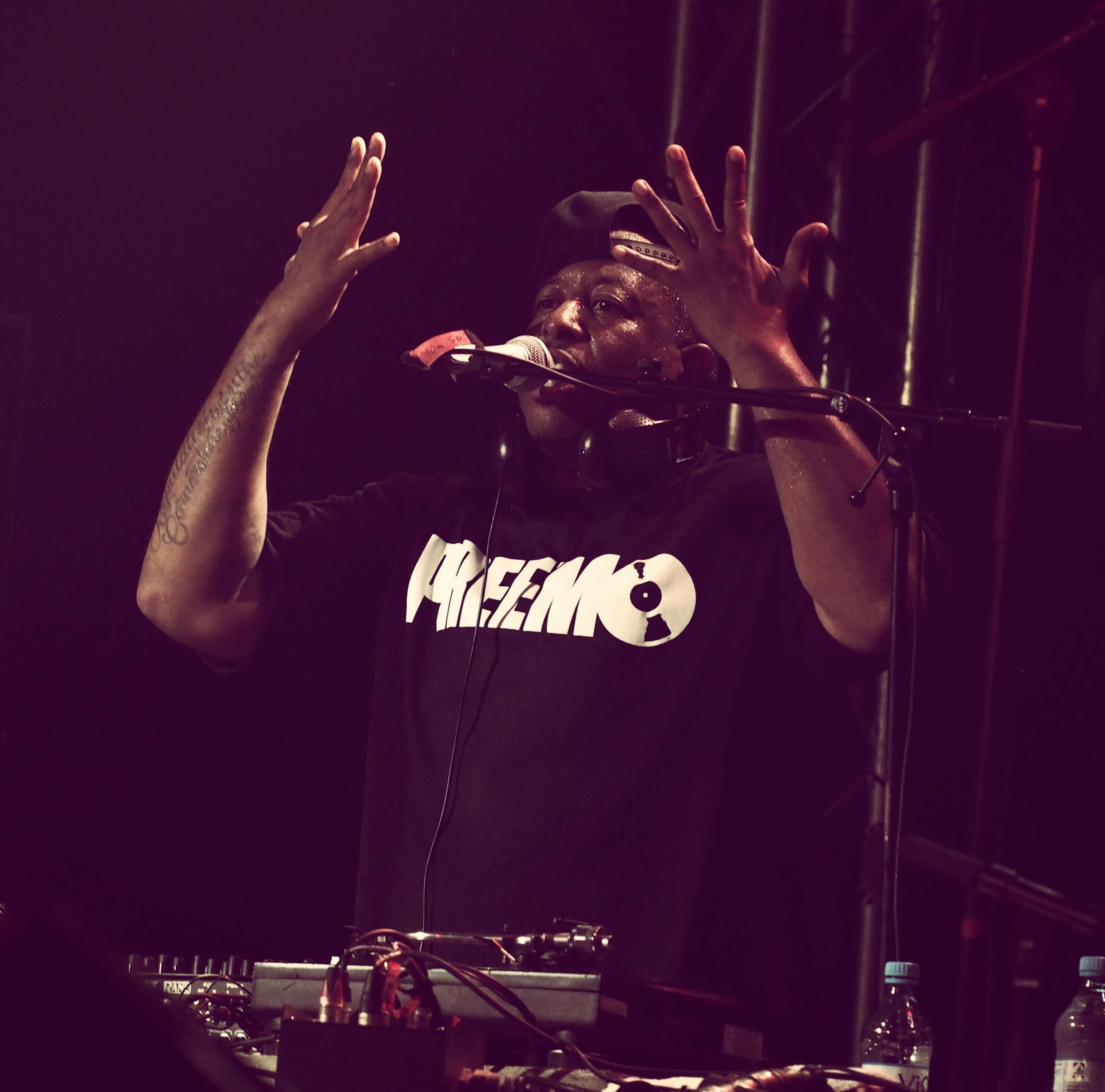 dj, human arm, performance, occupation, indoors, premier, muenster, music festival, people, rap, night, 2K, premo, popular music concert, nightlife, stage, HD Wallpaper