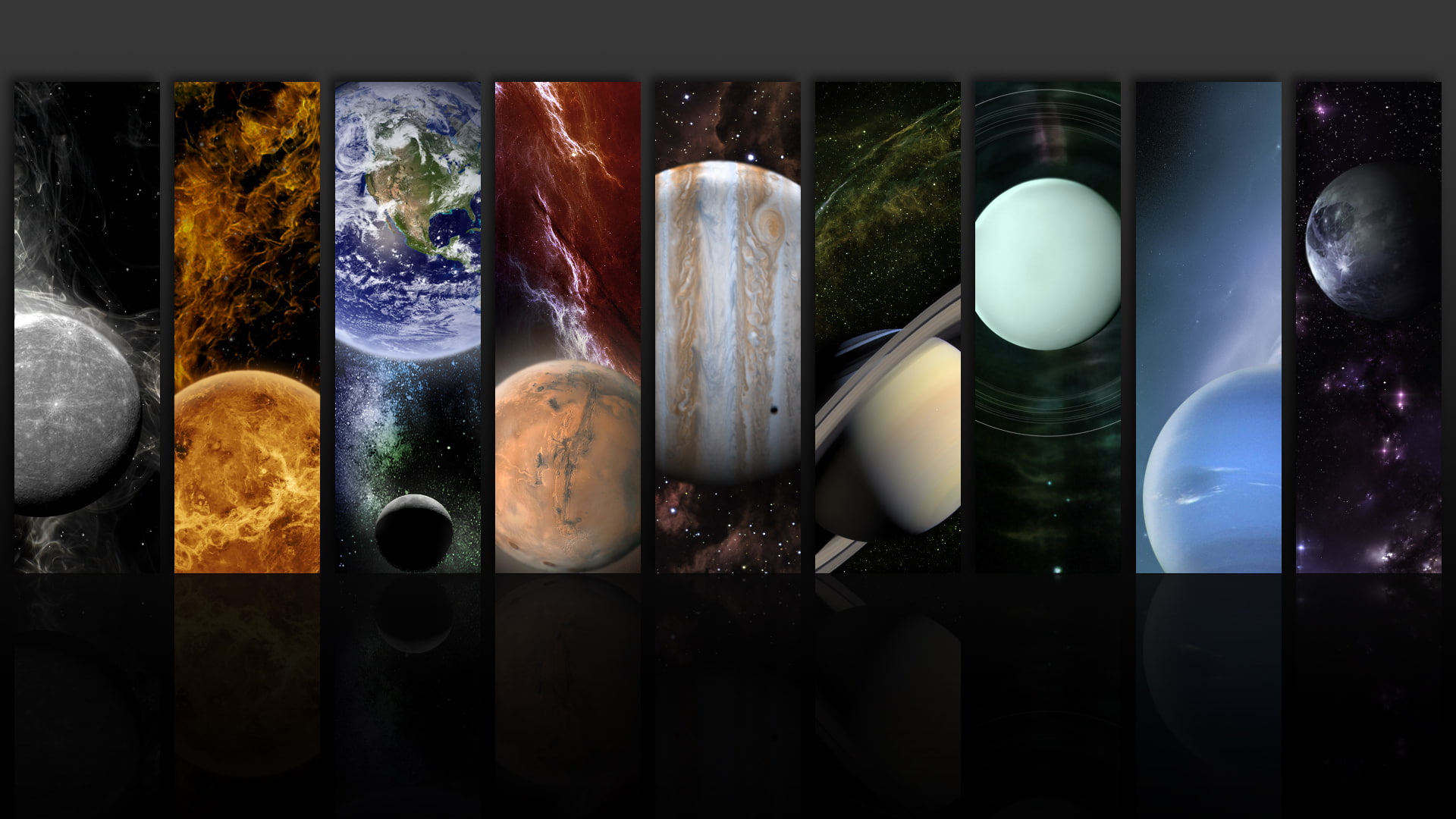 indoors, close-up, still life, 1080P, Saturn, arrangement, planet, choice, large group of objects, Neptune, digital composite, Mars, solar, nature, studio shot, HD Wallpaper