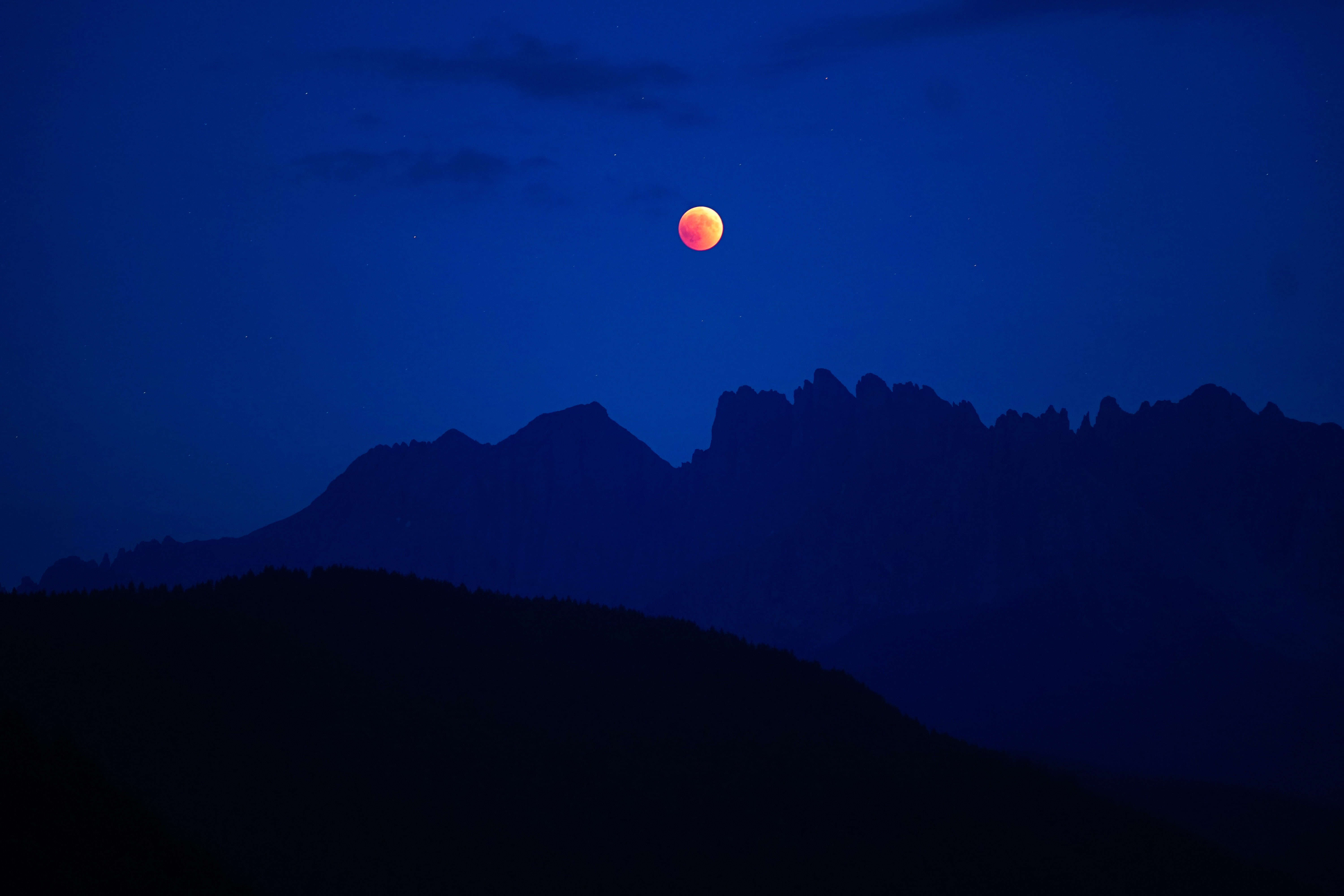 eclipse, 4k, lunar, evening, hd, 5k, nature, 5K, HD Wallpaper