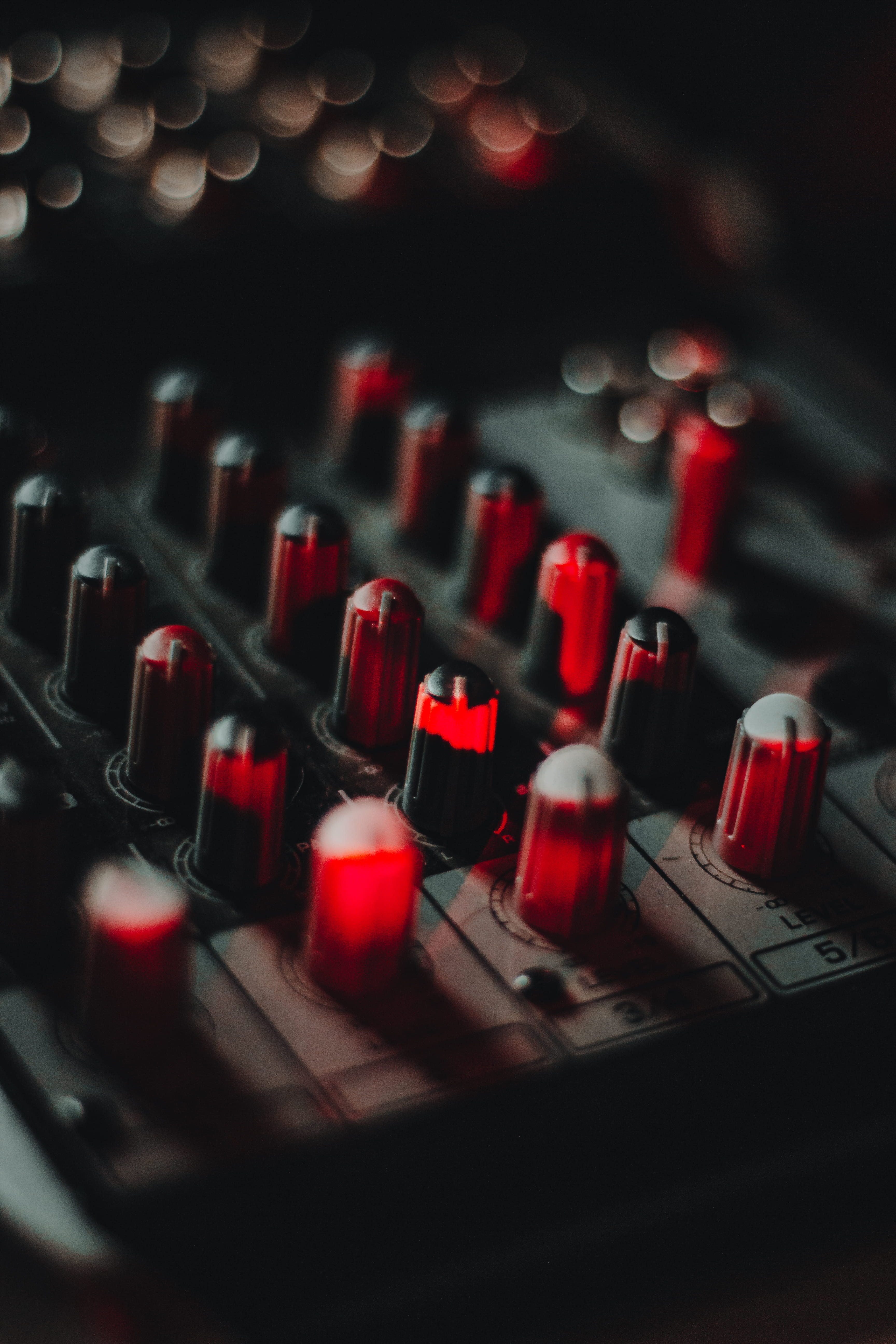 drink, audio, night, electronics, musical instrument, red, arts culture and entertainment, 5K, cup, eberstadt, illuminated, studio, sound mixer, recording studio, Phone HD Wallpaper