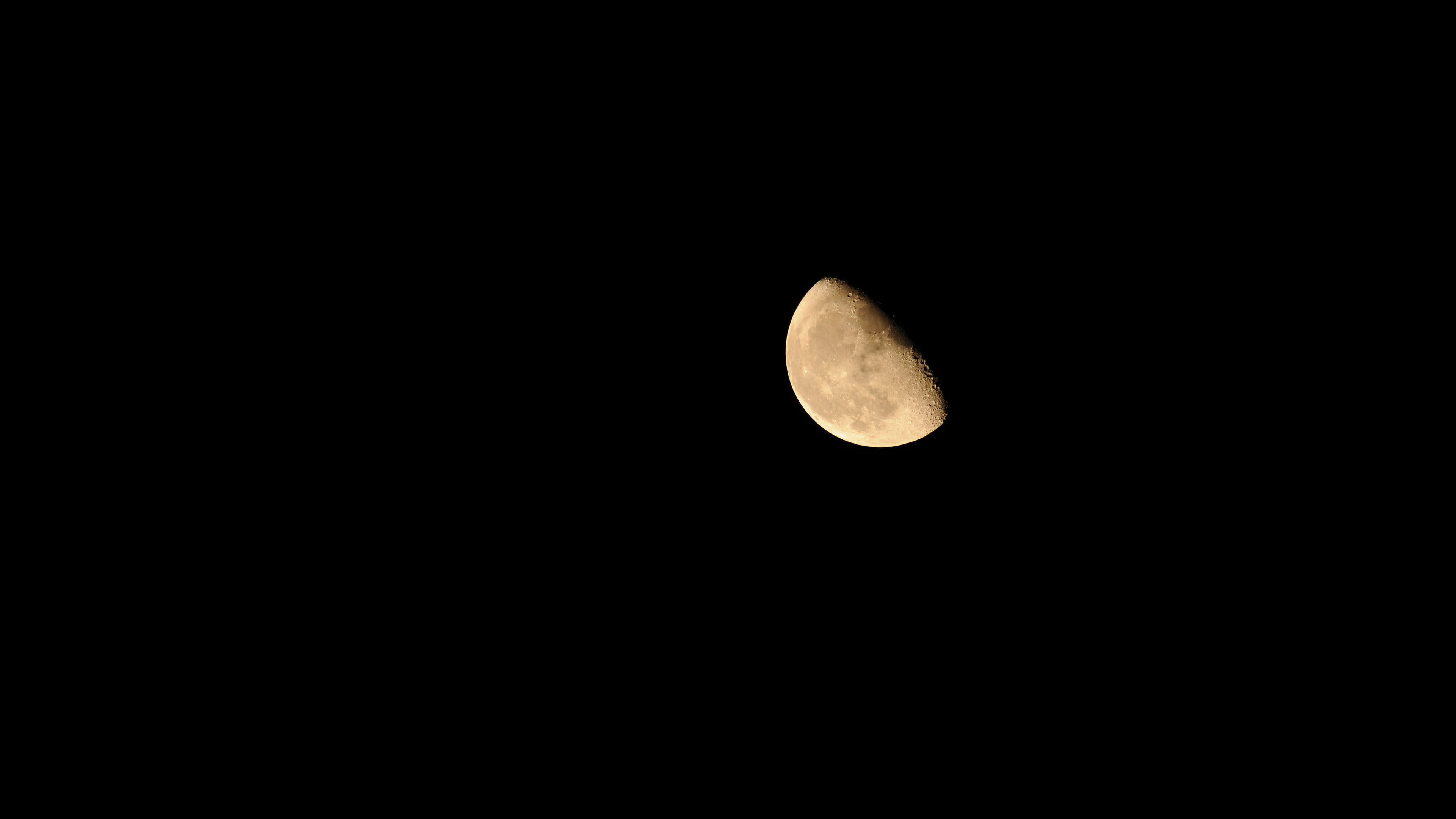 universe, no people, clear sky, moon surface, space and astronomy, dark, tranquil scene, astronomy, scenics - nature, 4K, black background, outdoors, nature, HD Wallpaper