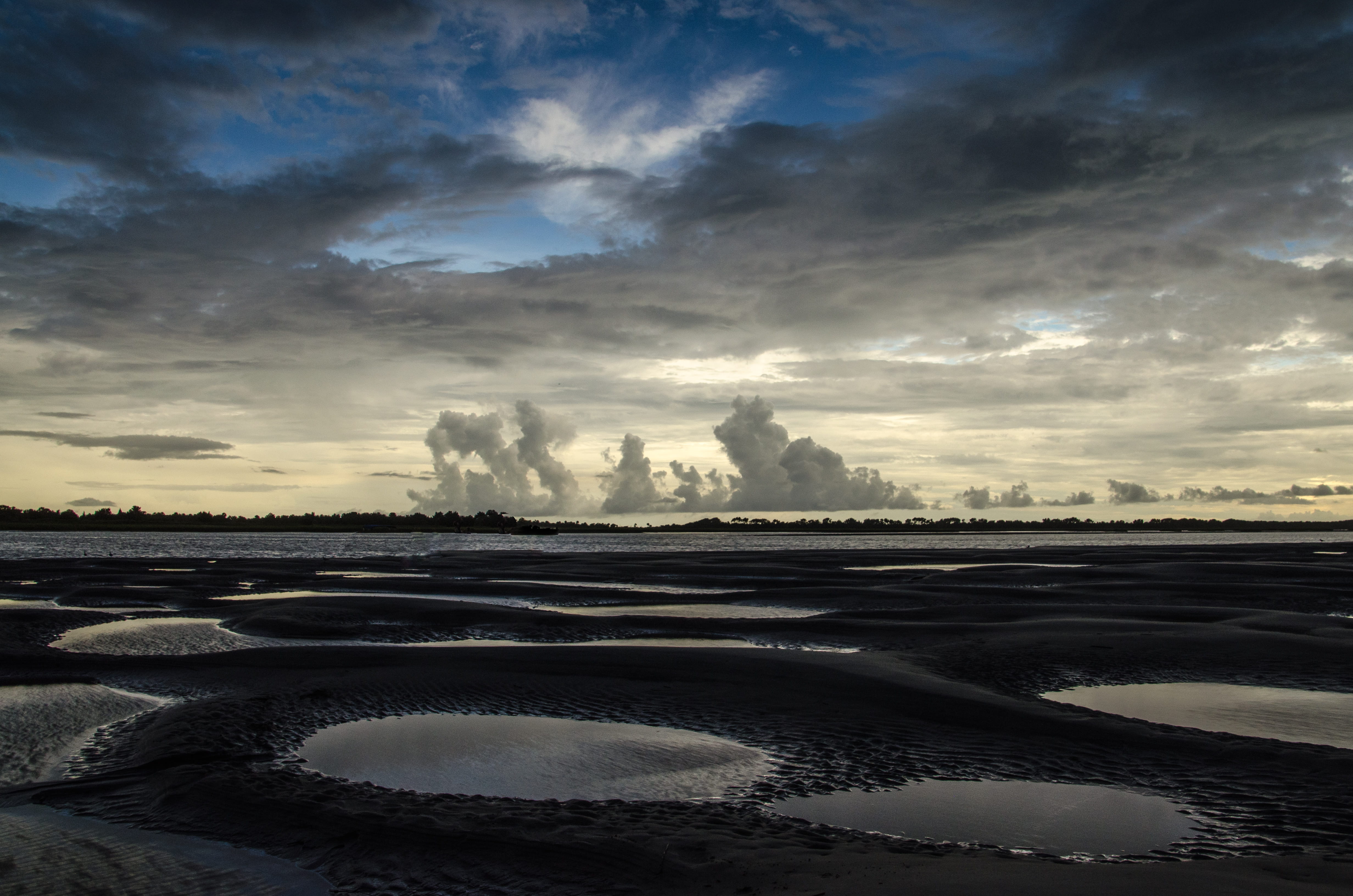 scenics - nature, no people, mineral, day, sky, reflection, salt - mineral, united states, environment, landscape, morris island, beach, beauty in nature, HD Wallpaper