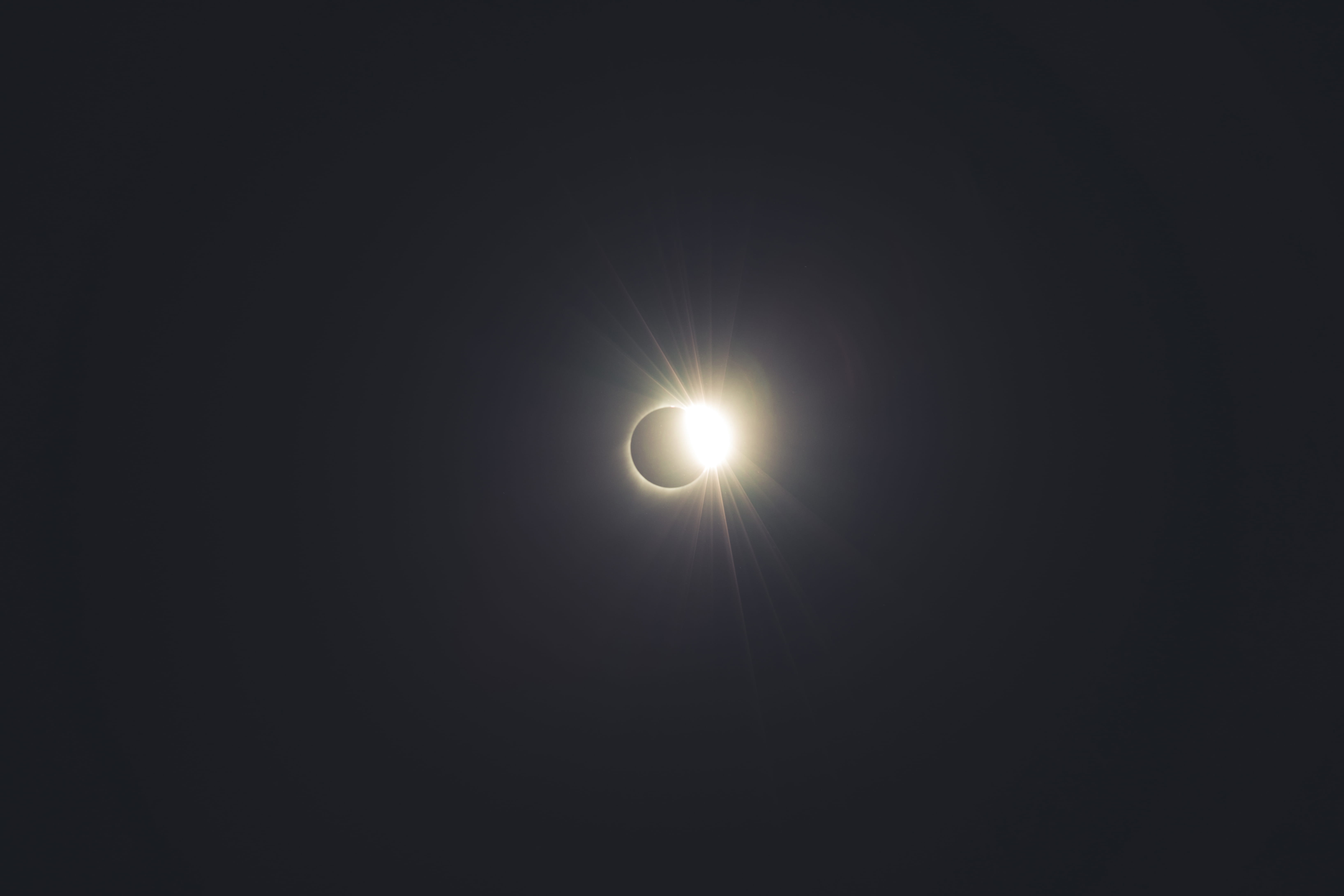 diamond ring, natural phenomenon, outdoors, astrophotography, copy space, diamond, moon, tranquility, 5K, low angle view, great american, beauty in nature, HD Wallpaper