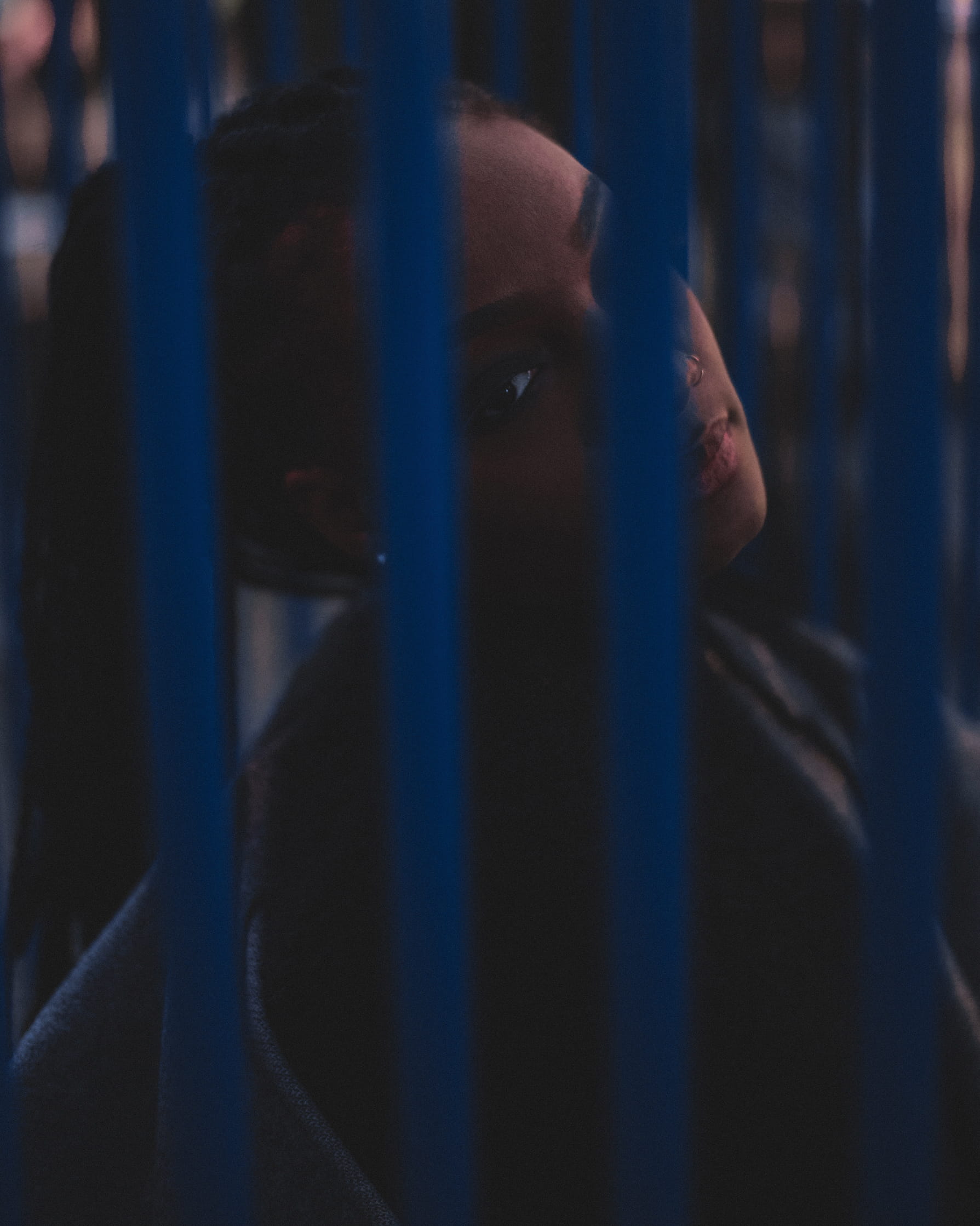 portrait, law, indoors, window, steel bars, beautiful, punishment, one person, looking, 1080P, model, behind, prison, close-up, pose, elegant, concept, Phone HD Wallpaper