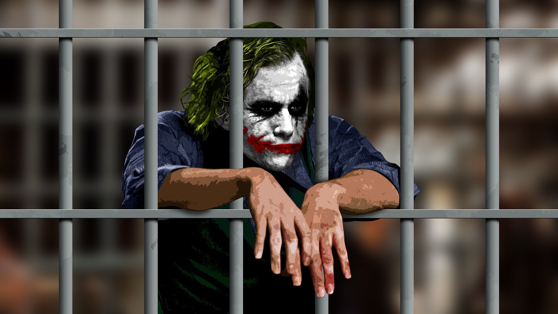 one animal, one person, indoors, Prison, sadness, prison cell, sitting, fear, dog, men, real people, looking at camera, metal, primate, depression - sadness, HD Wallpaper