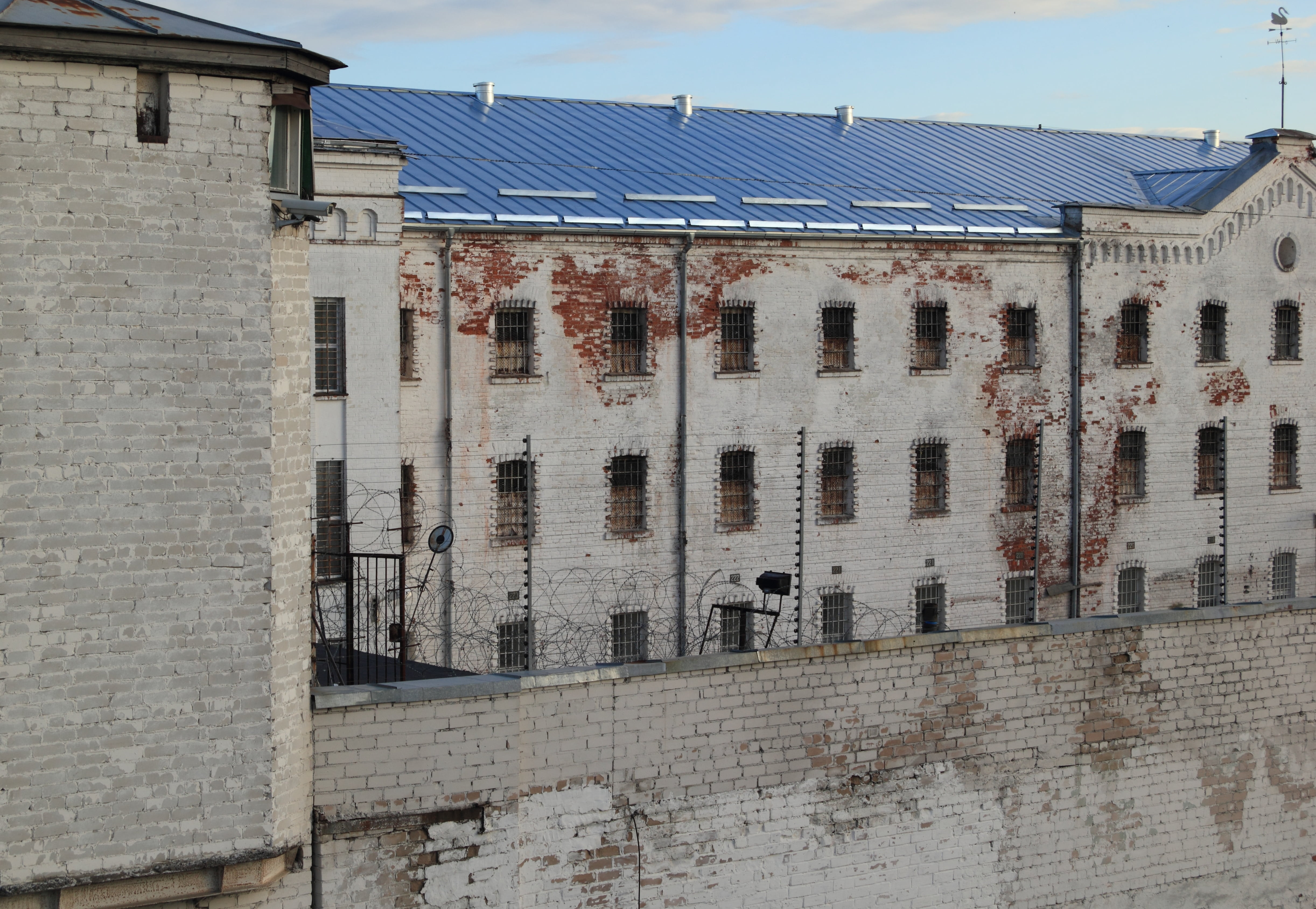 city, cell, building, low angle view, sunlight, detention, apartment, architecture, nature, built structure, wall - building feature, wall, old, latvia, HD Wallpaper
