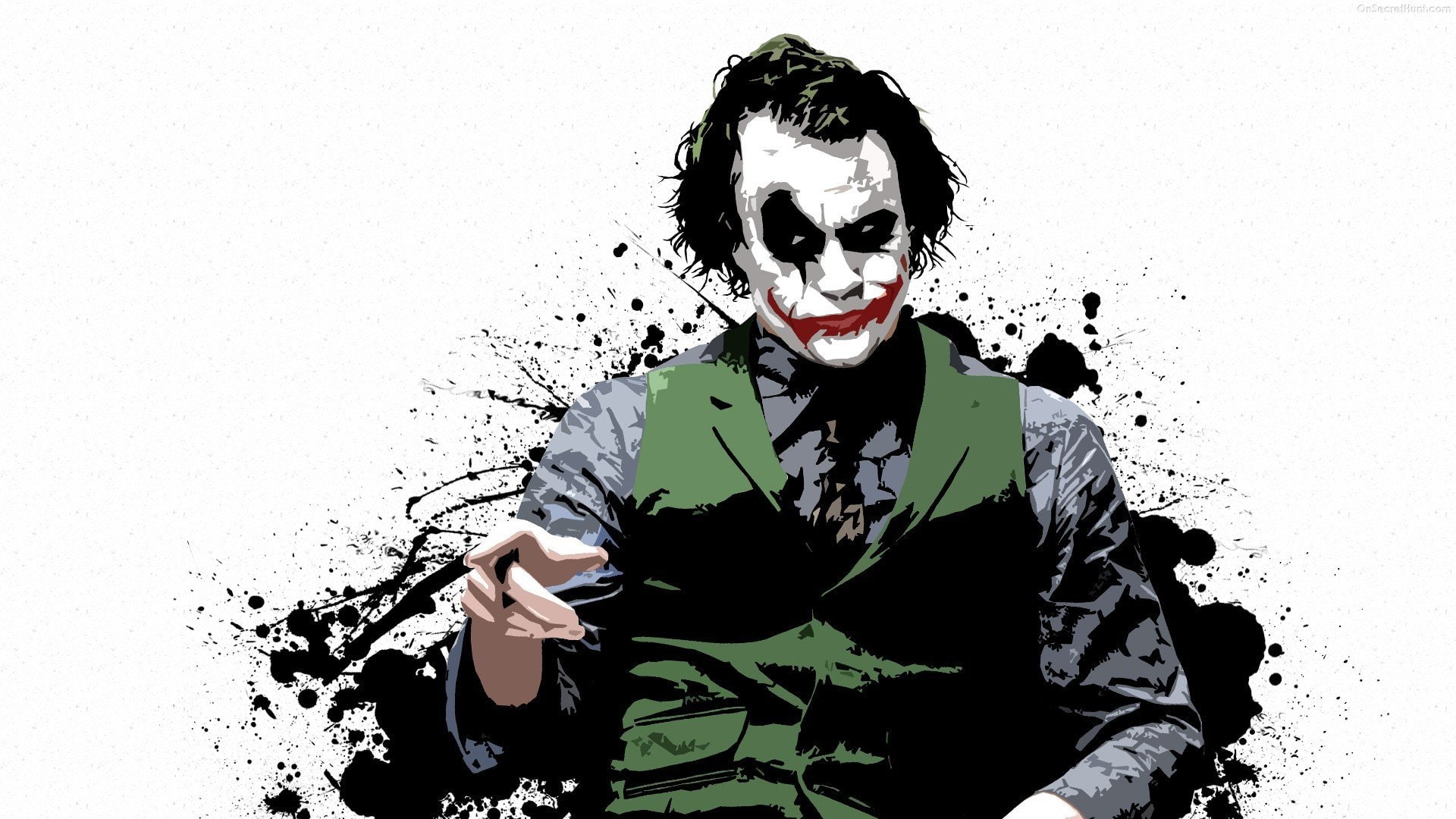 Heath Ledger, 1080P, Joker, HD Wallpaper