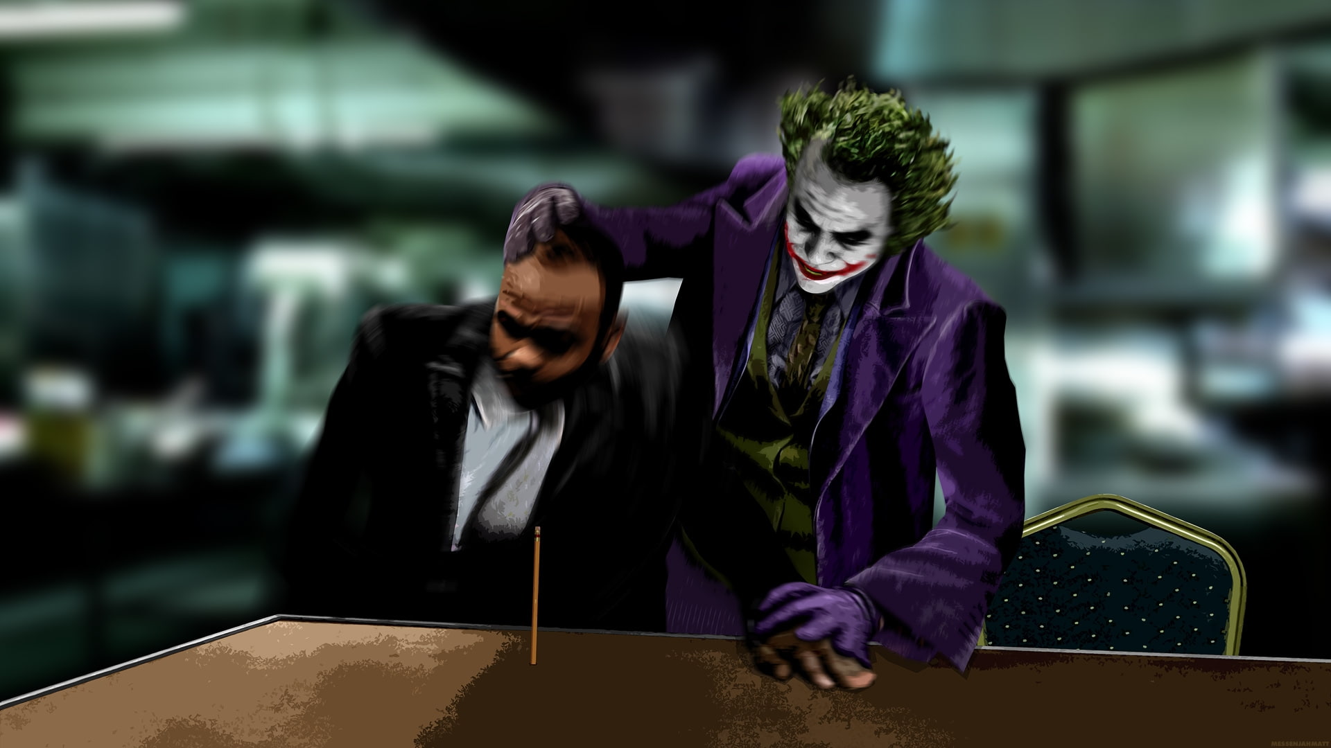 dark, joker, x, knight, Batman, entertainment, art, hd, movies, 1080P, heath, ledger, HD Wallpaper