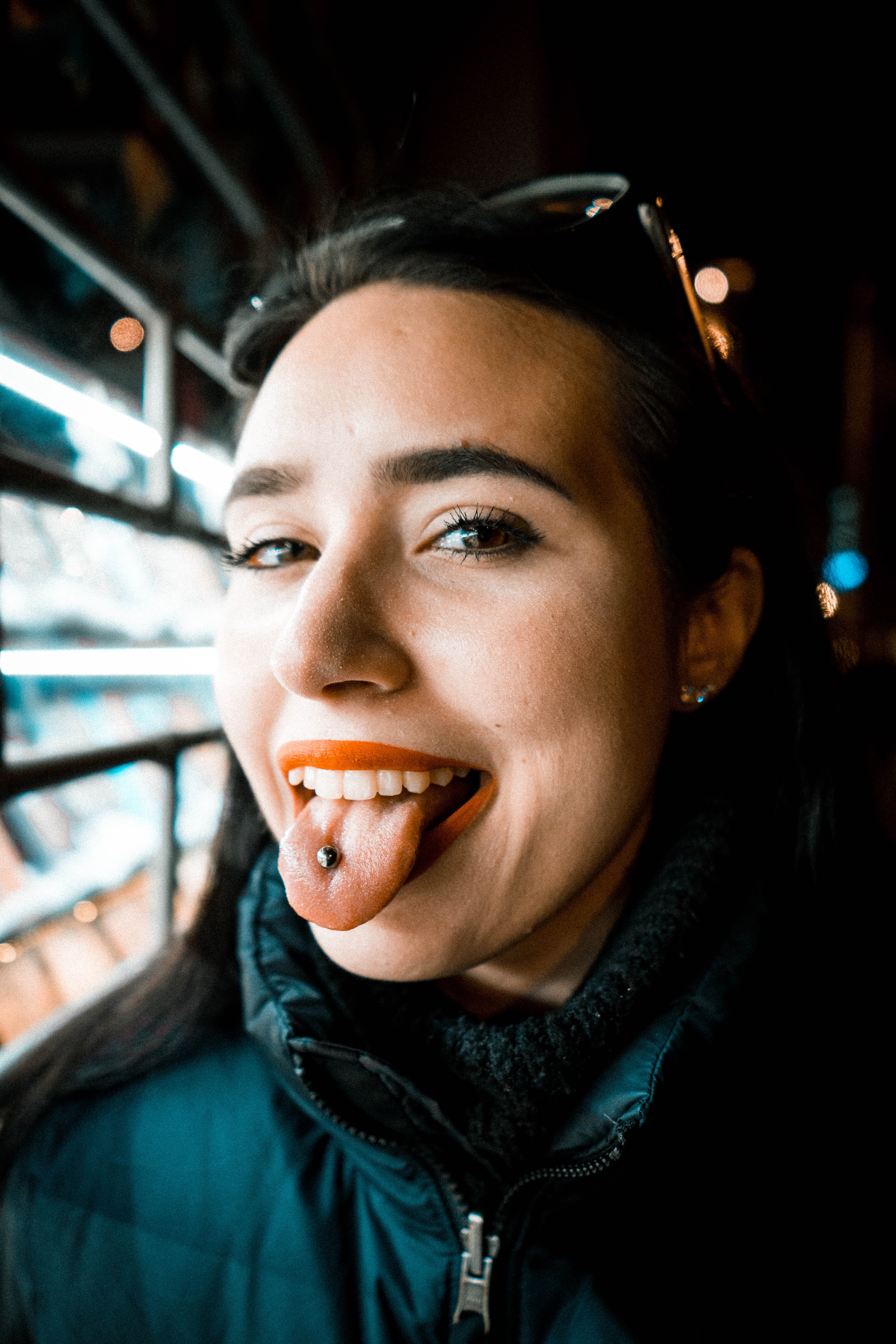 mouth, young women, close-up, clothing, photo, scarf, photography, italia, headshot, showing, winter, culture, florence, smiling, young adult, apparel, Phone HD Wallpaper