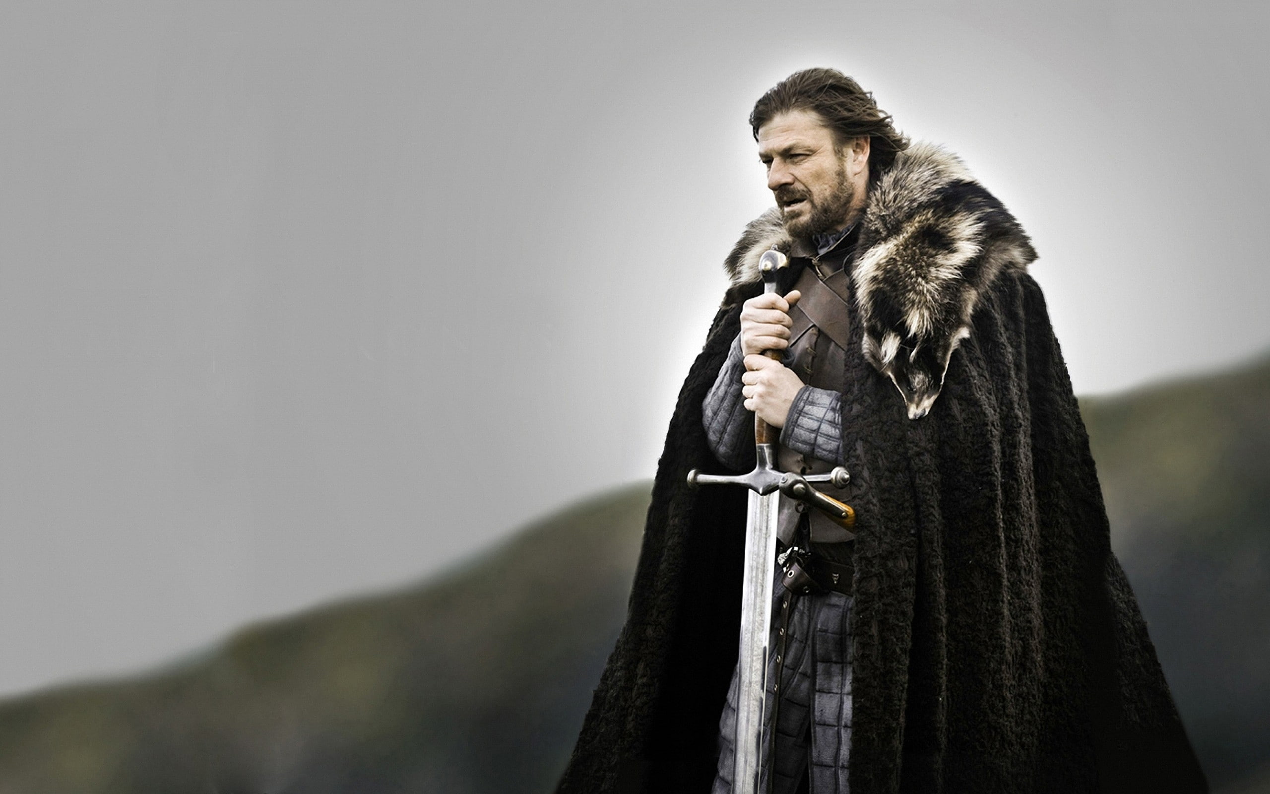 s, eddard, entertainment, hd, ned, 2K, series, thrones, Winter, fantasy art, medieval, fantasy, tv, sean, art, warriors, game, bean, stark, HD Wallpaper