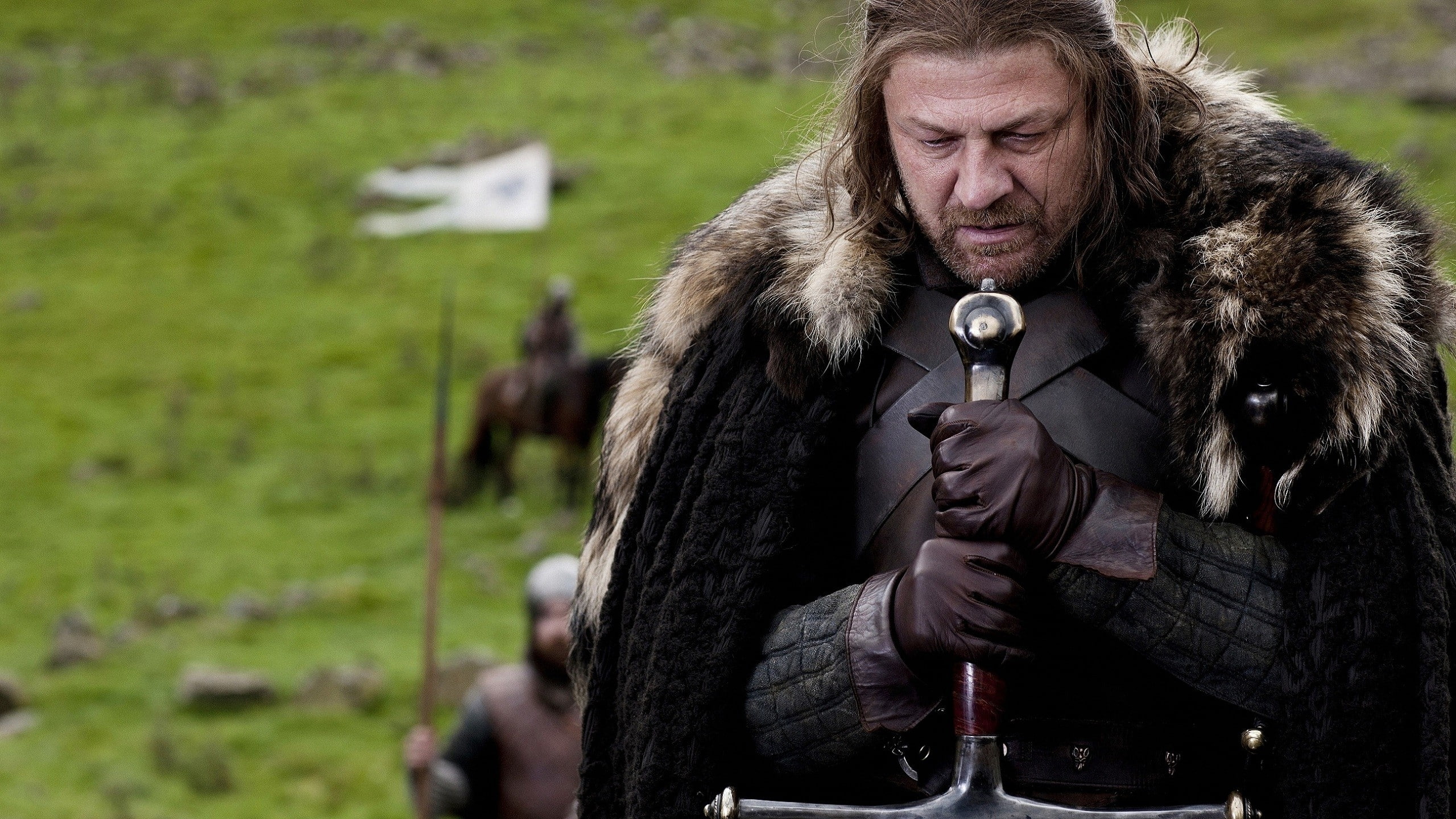 2K, sean, warriors, art, tv, game, hd, medieval, swords, thrones, series, bean, entertainment, stark, fantasy, fantasy art, ned, eddard, HD Wallpaper