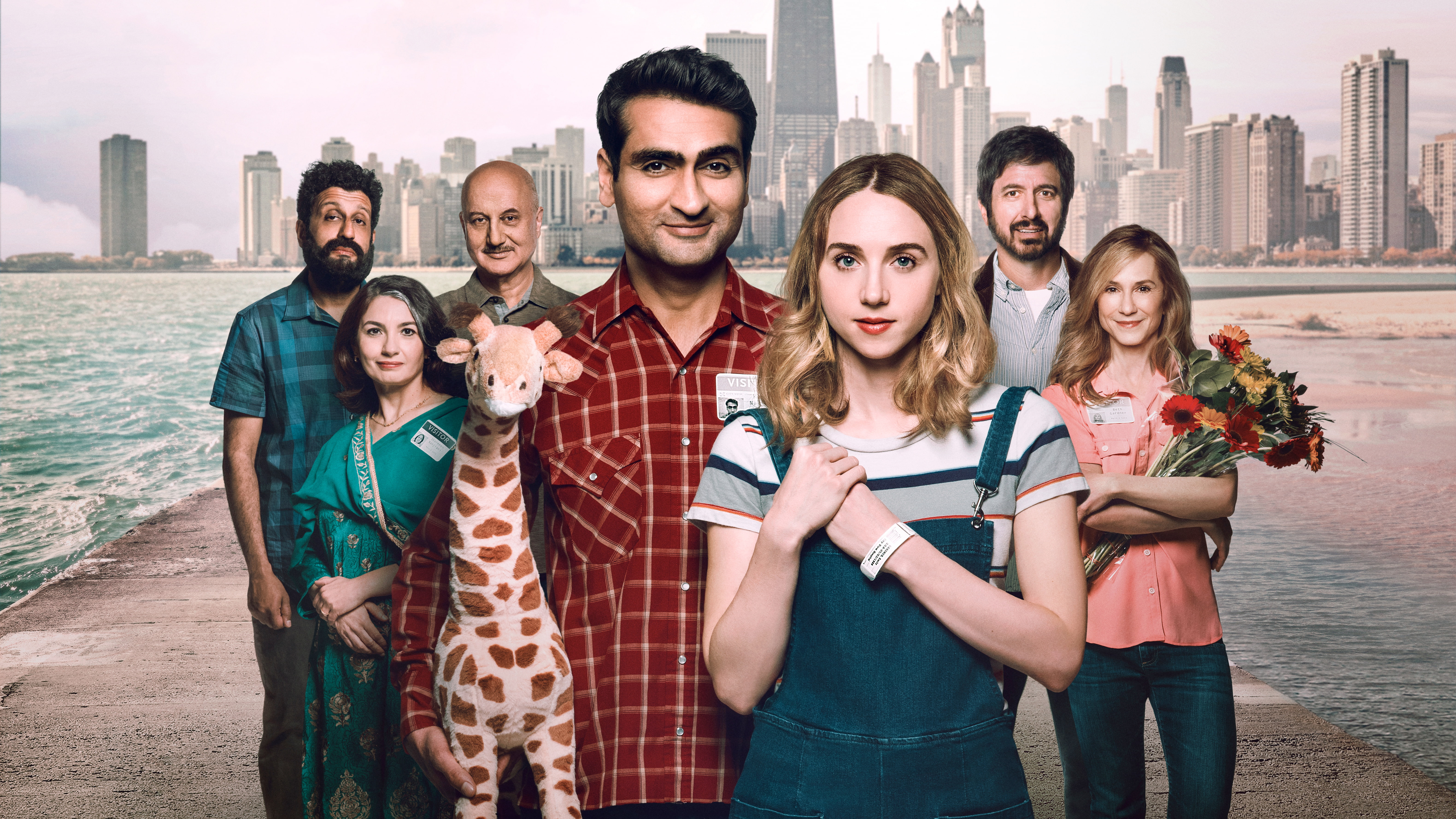 Zenobia Shroff, standing, road, 2017, concrete, The Big Sick, 5K, body, near, city, water, Ray Romano, Romance, Comedy, people, 5K, Adeel Akhtar, Holly Hunter, HD Wallpaper