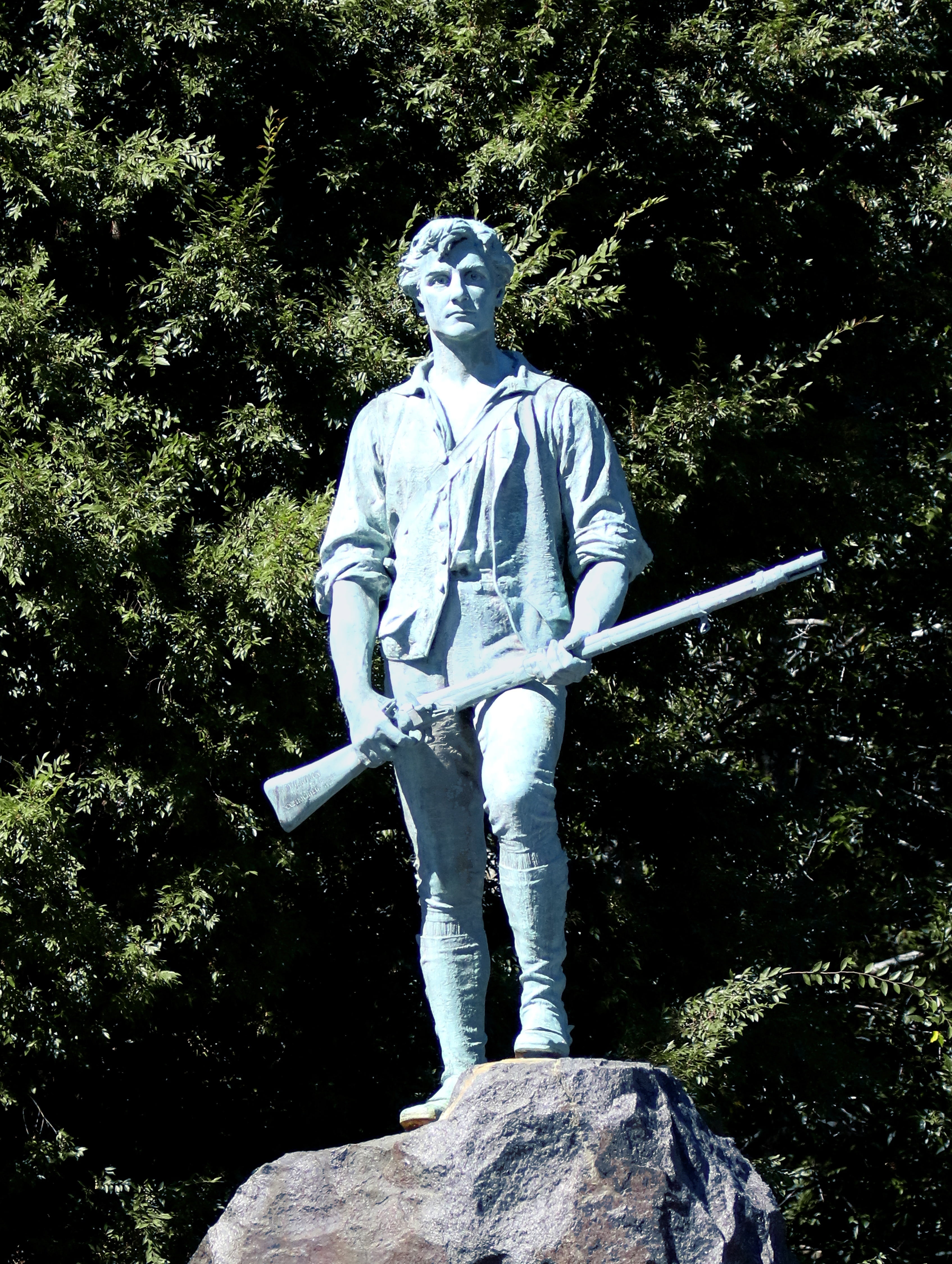 colonial, representation, liberty, rifle, nature, growth, monument, government, sculpture, musket, revolutionary, day, art and craft, militia, revolution, Phone HD Wallpaper
