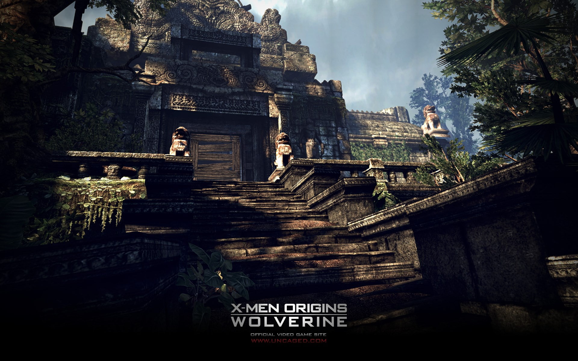 tree, plant, the past, ancient, low angle view, belief, travel, 1080P, spirituality, built structure, history, ancient civilization, X-Men Origins: Wolverine, HD Wallpaper
