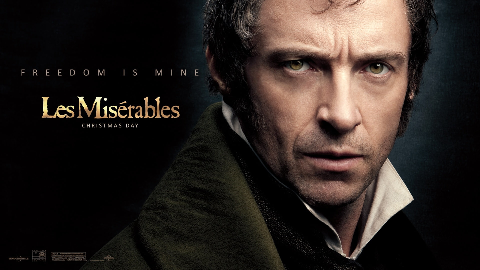 1080P, Jackman, Hugh, les, Miserables, HD Wallpaper