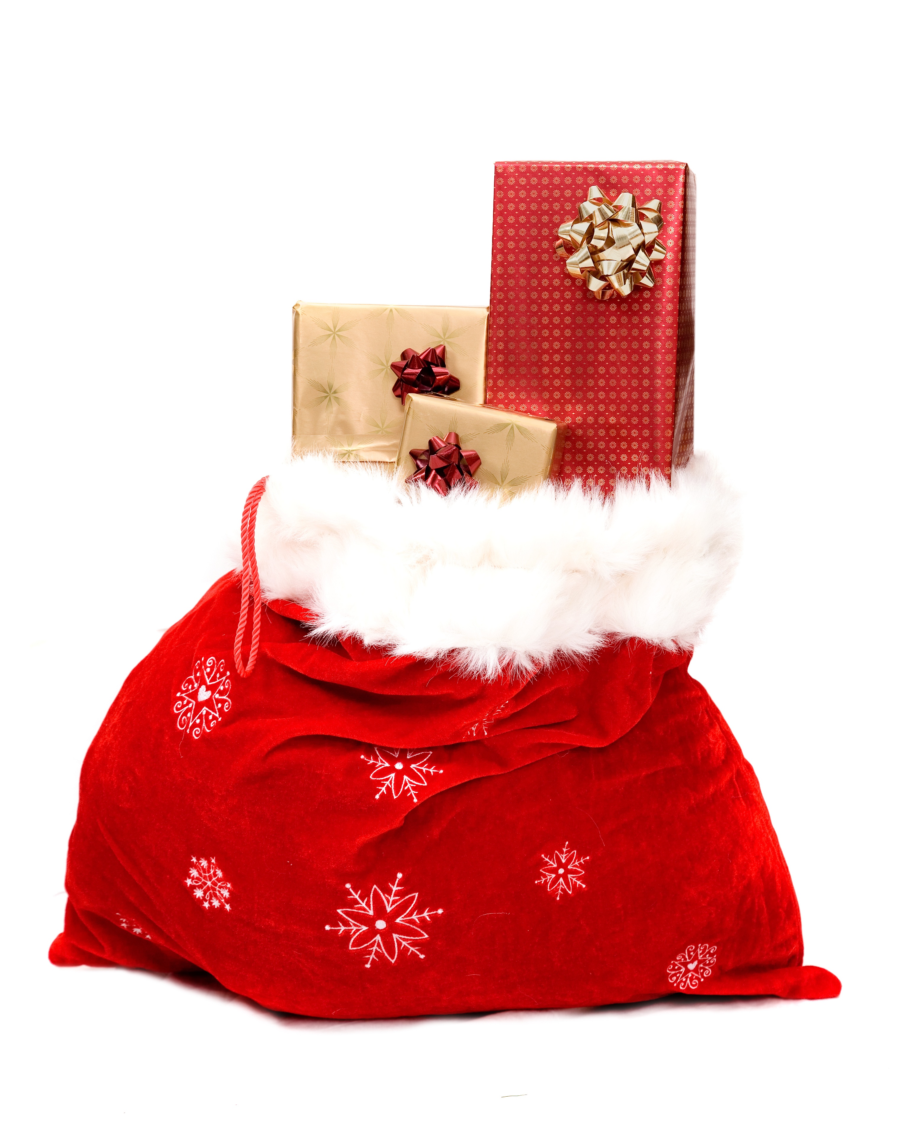 bag, white, box, close-up, container, box - container, cut out, gift, christmas, paper, indoors, pascuero, santa, 4K, isolated, christmas decoration, no people, Phone HD Wallpaper