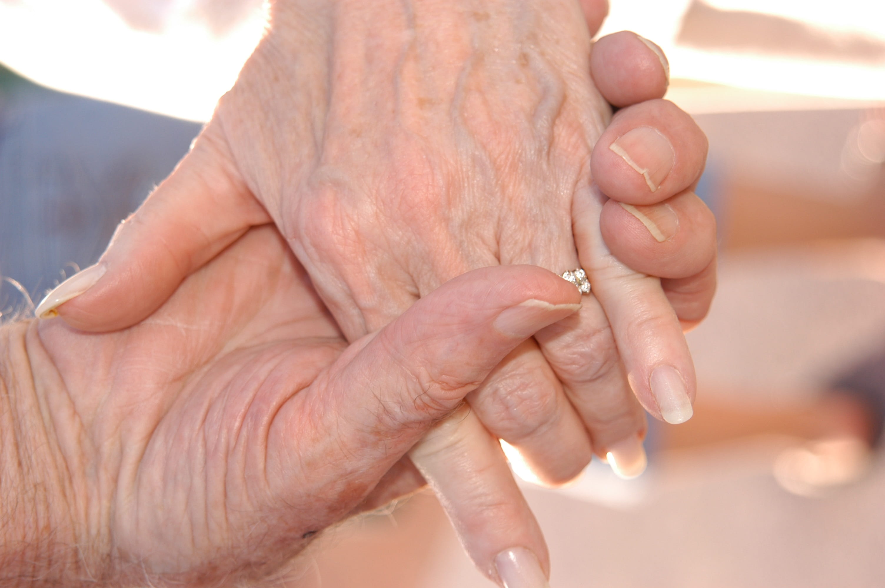 human finger, hand, senior women, couple, grandma, adult, human hand, 2K, jewelry, retired, women, grandparents, family, grandpa, ring, selective, focus, HD Wallpaper