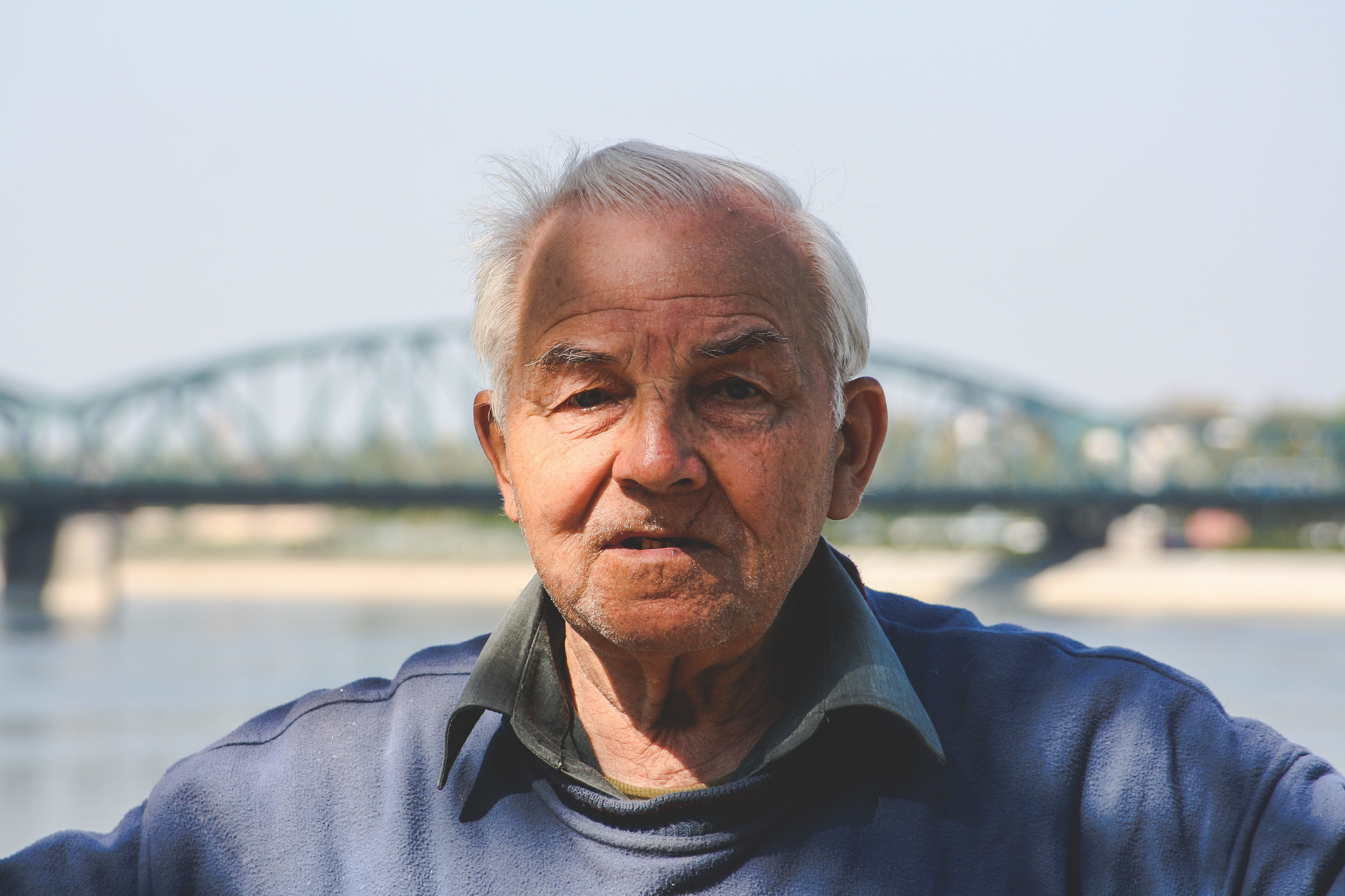 grandfather, gray hair, real people, angry, old, grandad, focus on foreground, retired, white hair, wrinkles, wrinkled, senior, portrait, close-up, outdoors, HD Wallpaper