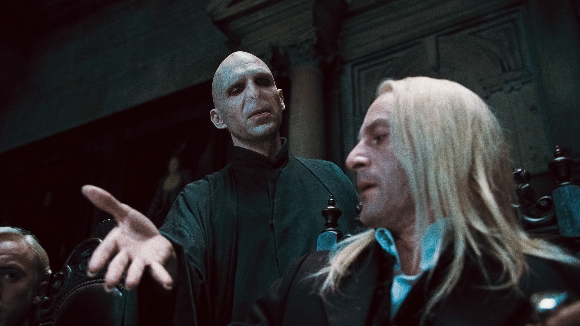 fiennes, actors, Harry Potter, hallows, draco, harry, people, voldemort, deathly, art, ralph, hd, 1080P, potter, malfoy, HD Wallpaper