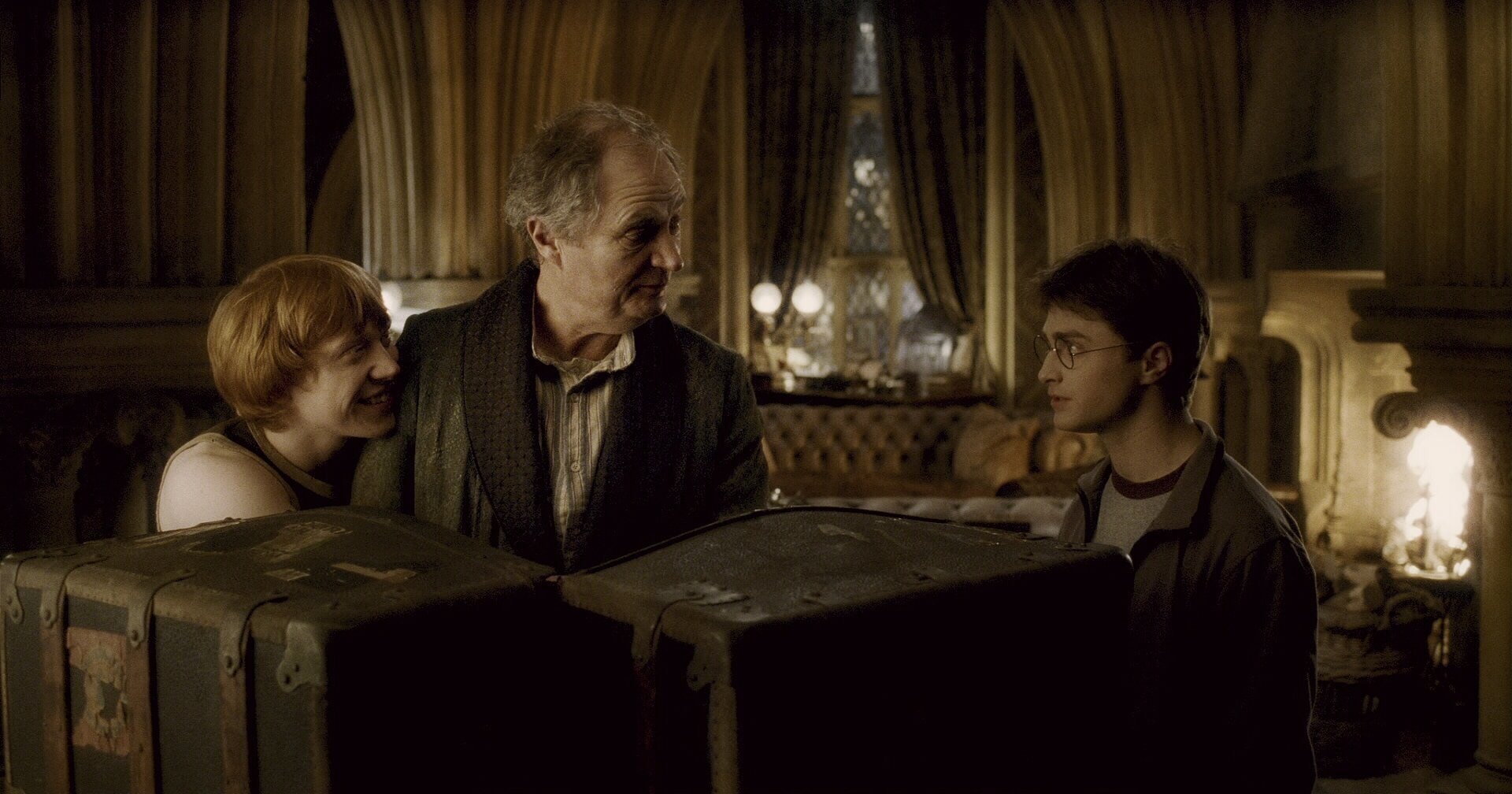1080P, Harry Potter and the Half-Blood Prince, Horace Slughorn, Harry Potter, Ron Weasley, HD Wallpaper