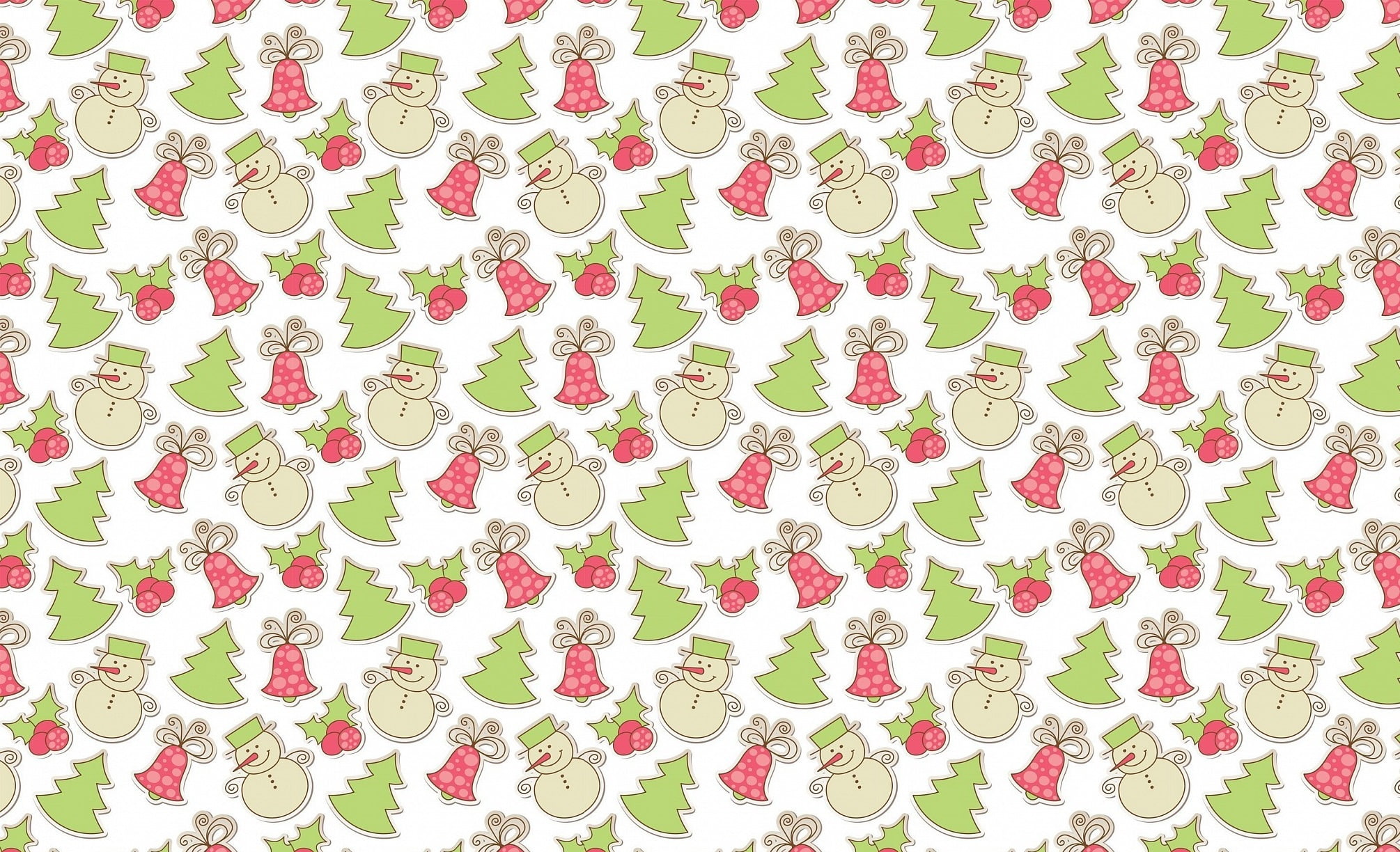 texture, mood, New year, gift, holiday, tree, 1080P, snowman, art, herringbone, HD Wallpaper