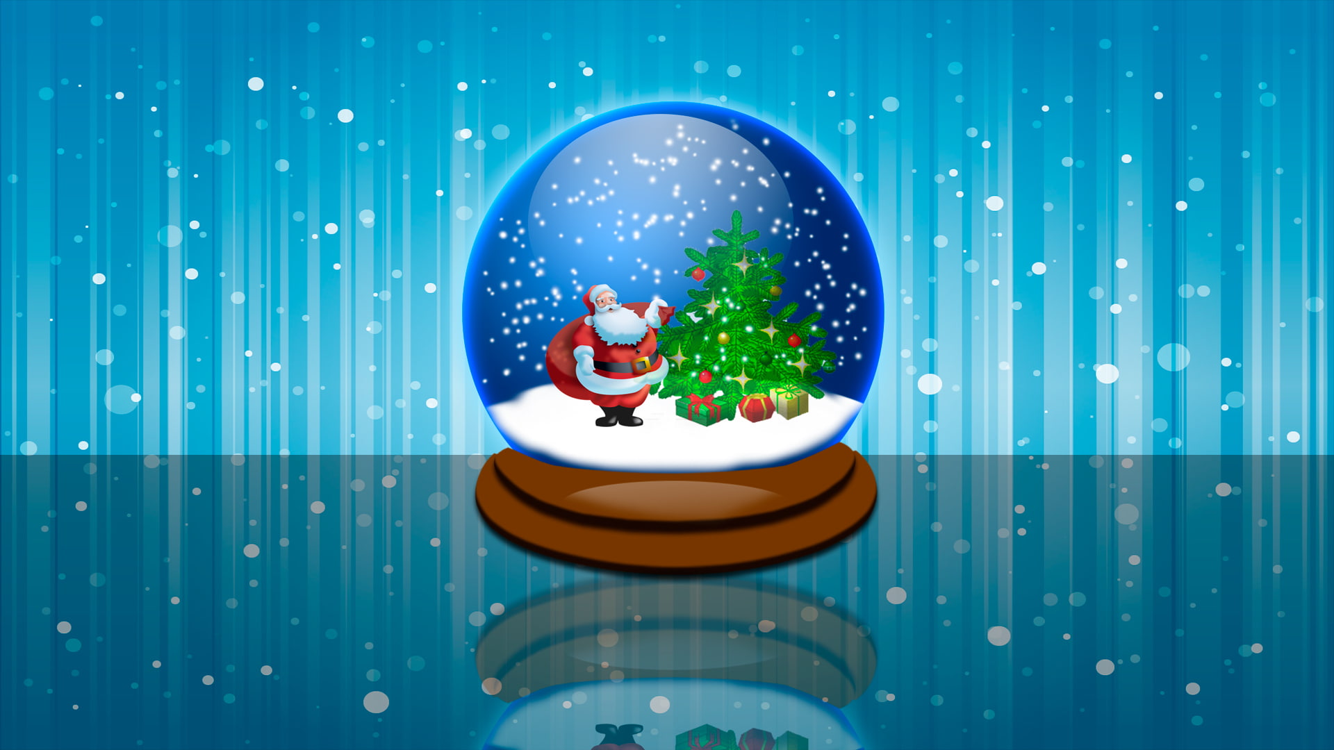 herringbone, 1080P, ball, snow, Santa Claus, HD Wallpaper