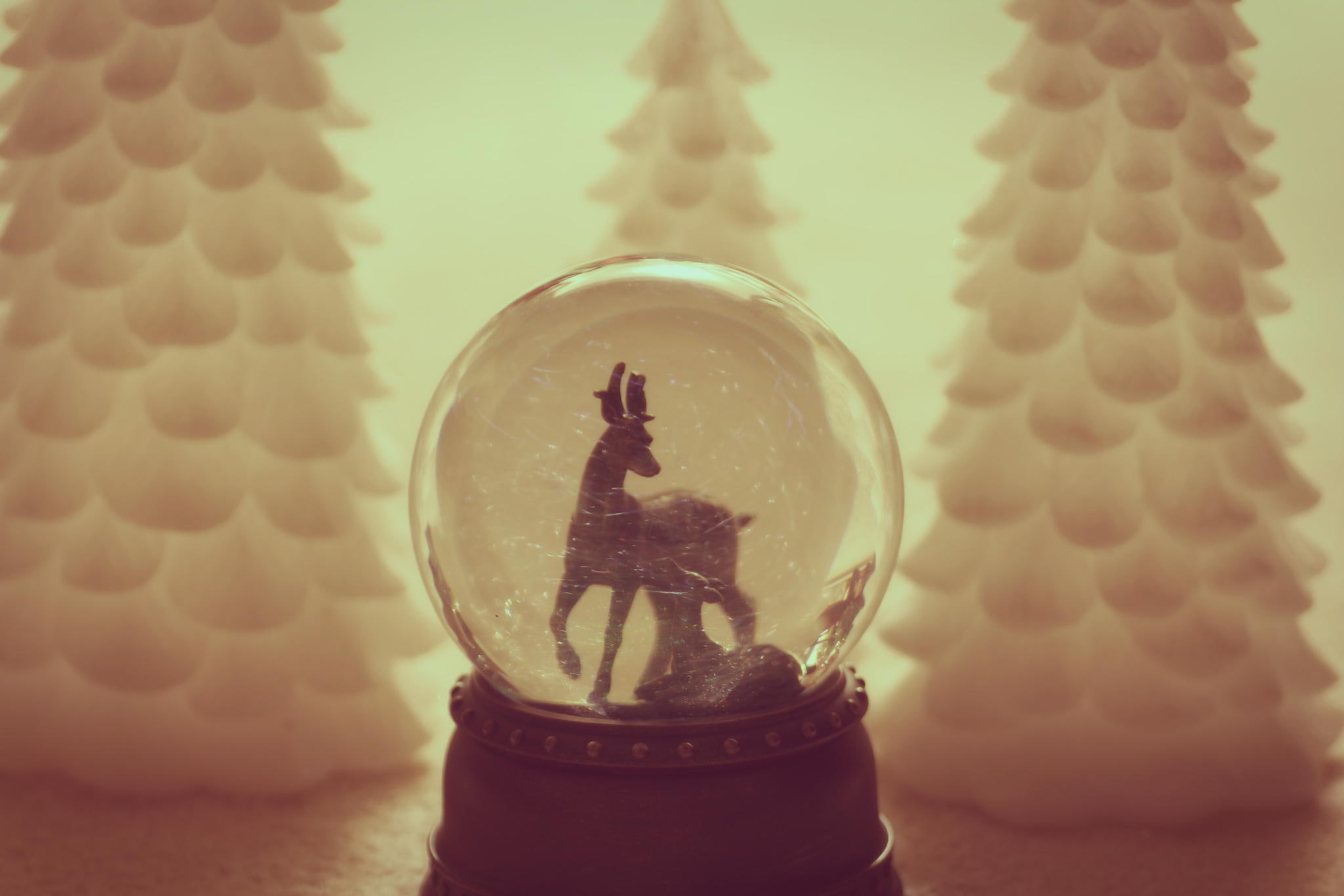 ball, 2015, Christmas, tree, toy, spruce, New Year, bokeh, goat, the year of the goat, 1080P, herringbone, HD Wallpaper