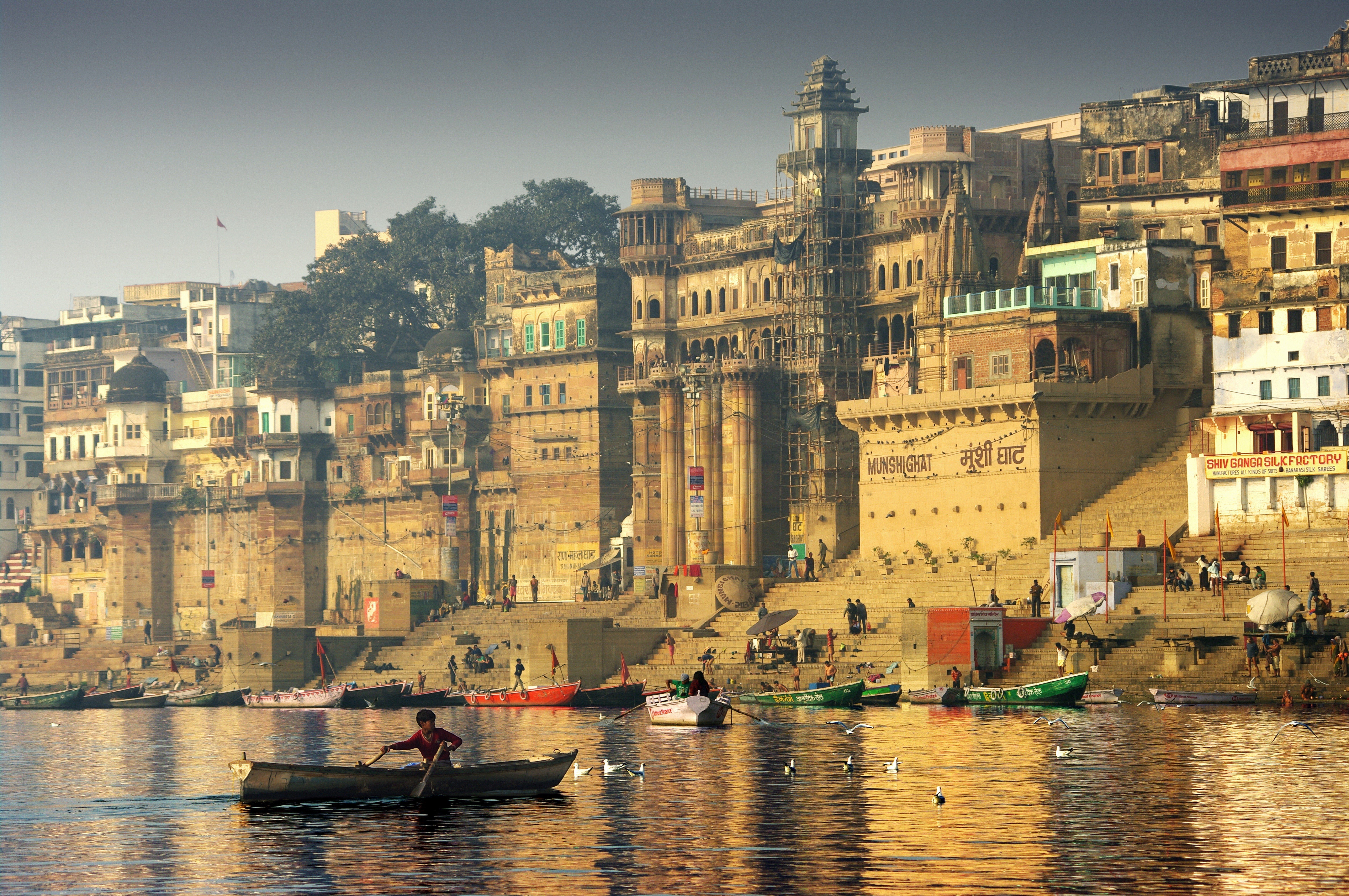 water, city, 5K, Varanasi, HD Wallpaper