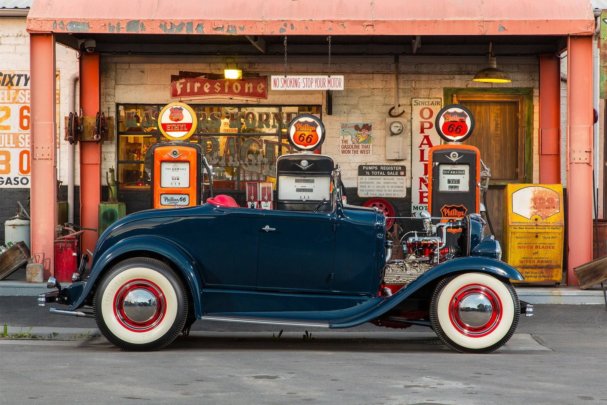 ford, 1080P, model-a, rods, hot, rod, vintage, v-8, 1930, custom, roadster, HD Wallpaper