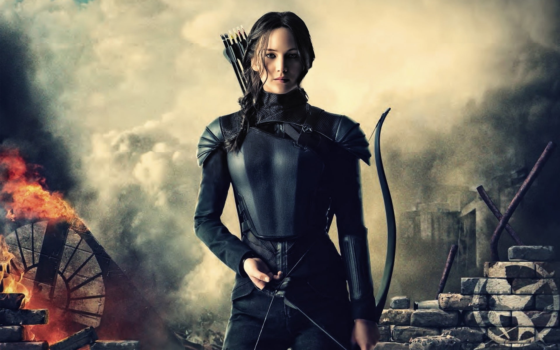 games, mockingjay, 1080P, illustration, hunger, katniss, everdeen, HD Wallpaper