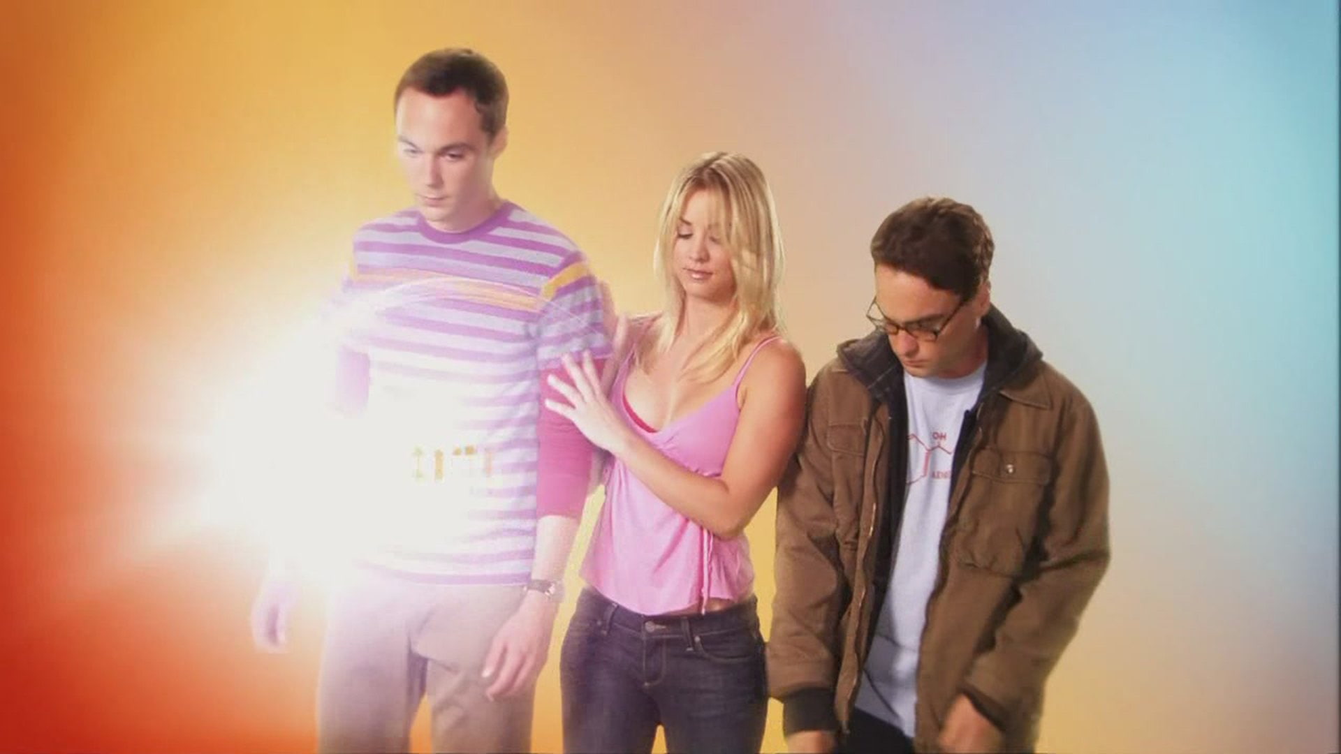 Penny (The Big Bang Theory), The Big Bang Theory, Leonard Hofstadter, Kaley Cuoco, TV Show, Johnny Galecki, Sheldon Cooper, Jim Parsons, 1080P, HD Wallpaper