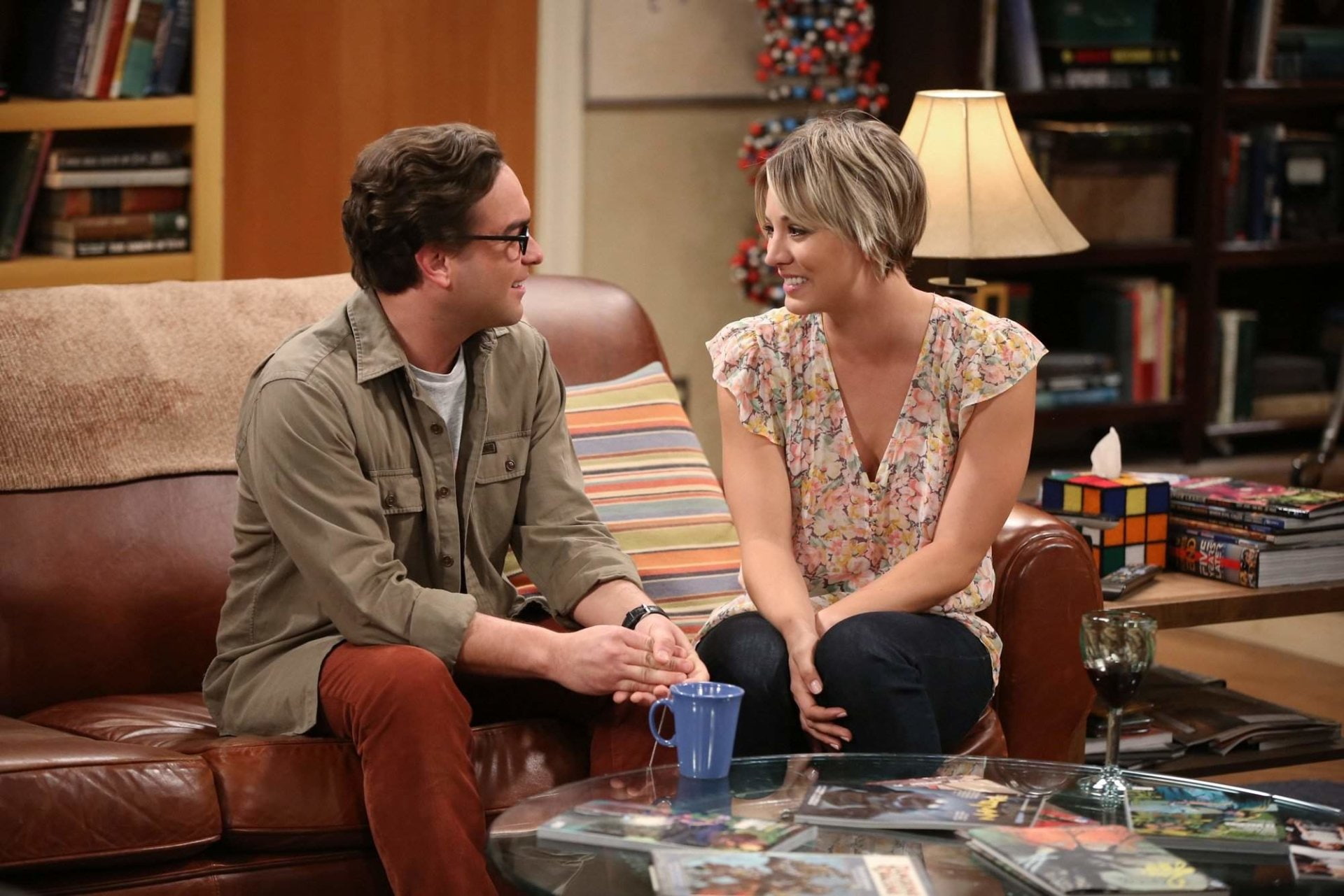 1080P, The Big Bang Theory, Johnny Galecki, TV Show, Leonard Hofstadter, Kaley Cuoco, Penny (The Big Bang Theory), HD Wallpaper