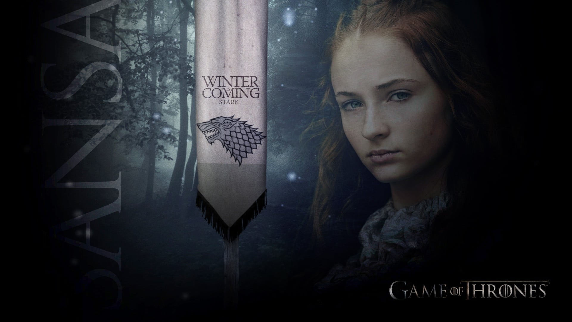 digital composite, western script, Game of Thrones, adult, game, indoors, headshot, thrones, 1080P, dark, young adult, looking, serious, women, teens, HD Wallpaper