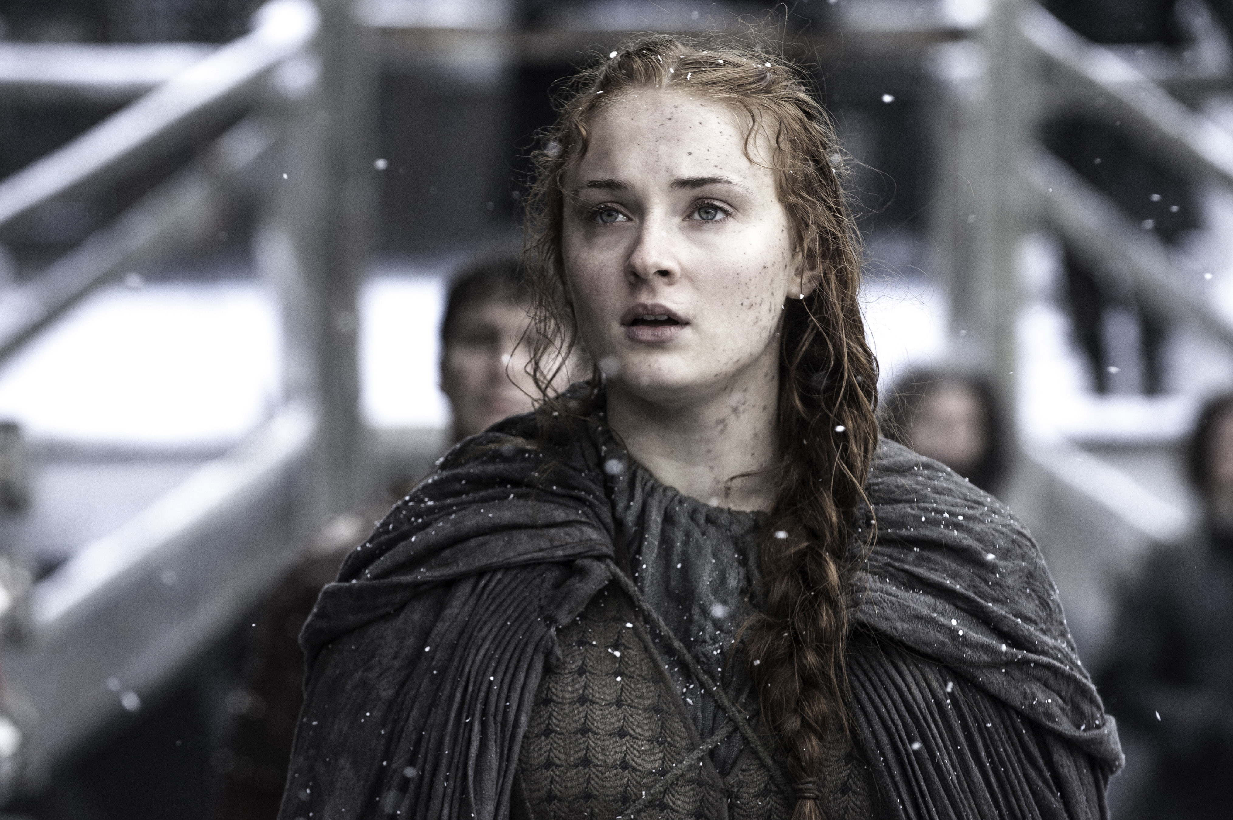 Sansa Stark, Sophie Turner, Book of the Stranger, 4K, Game of Thrones, HD Wallpaper