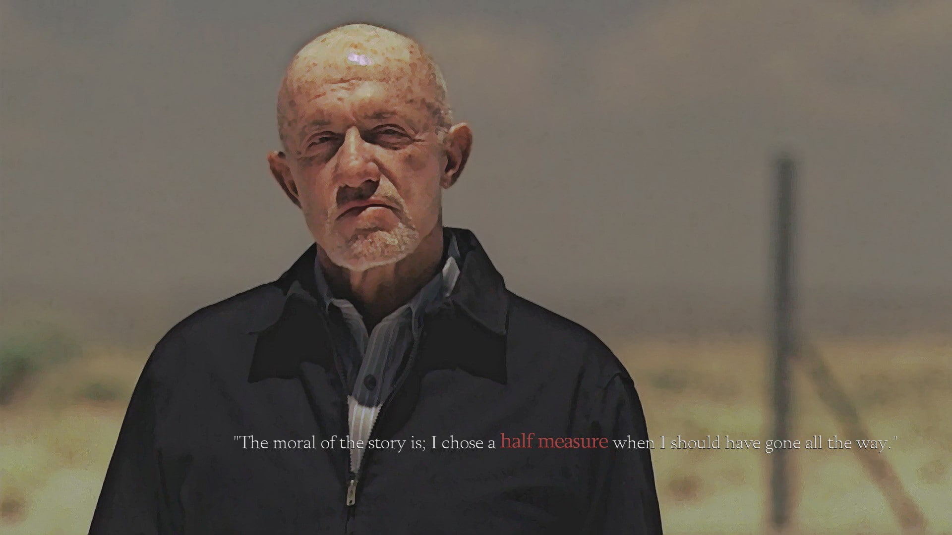 Mike Ehrmantraut, quote, 1080P, Breaking Bad, HD Wallpaper