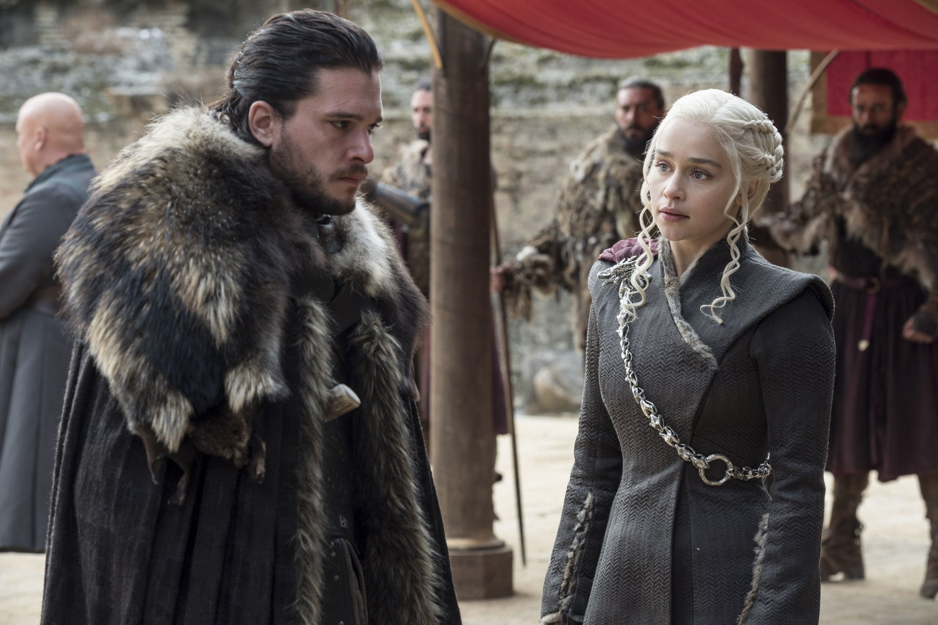 TV Show, Daenerys Targaryen, Game Of Thrones, Kit Harington, Jon Snow, 1080P, Emilia Clarke, HD Wallpaper