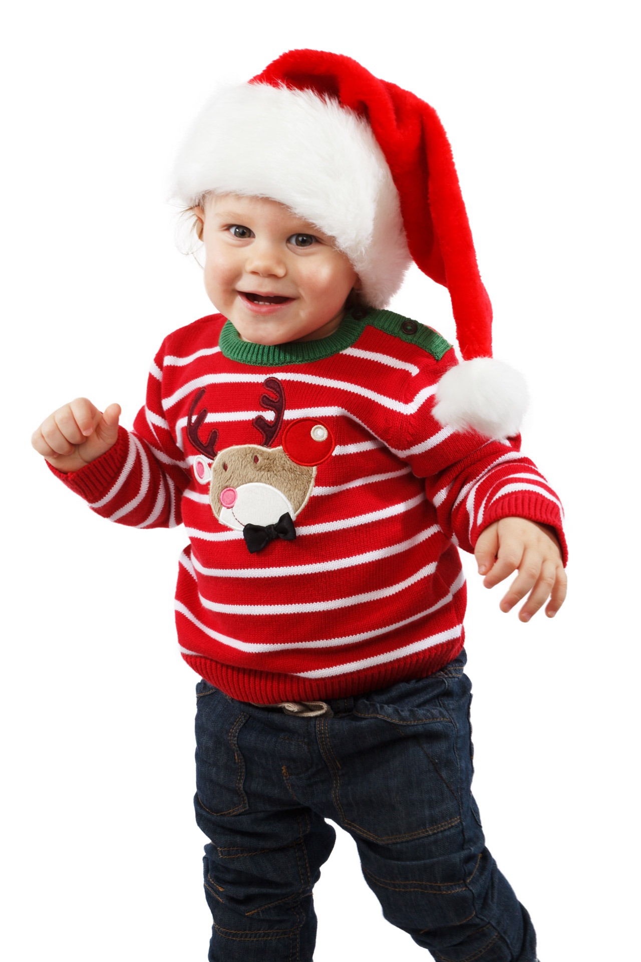 casual clothing, studio shot, boys, wearing, winter, portrait, red, season, people, cap, child, holiday, celebration, white, clothing, three quarter length, Phone HD Wallpaper