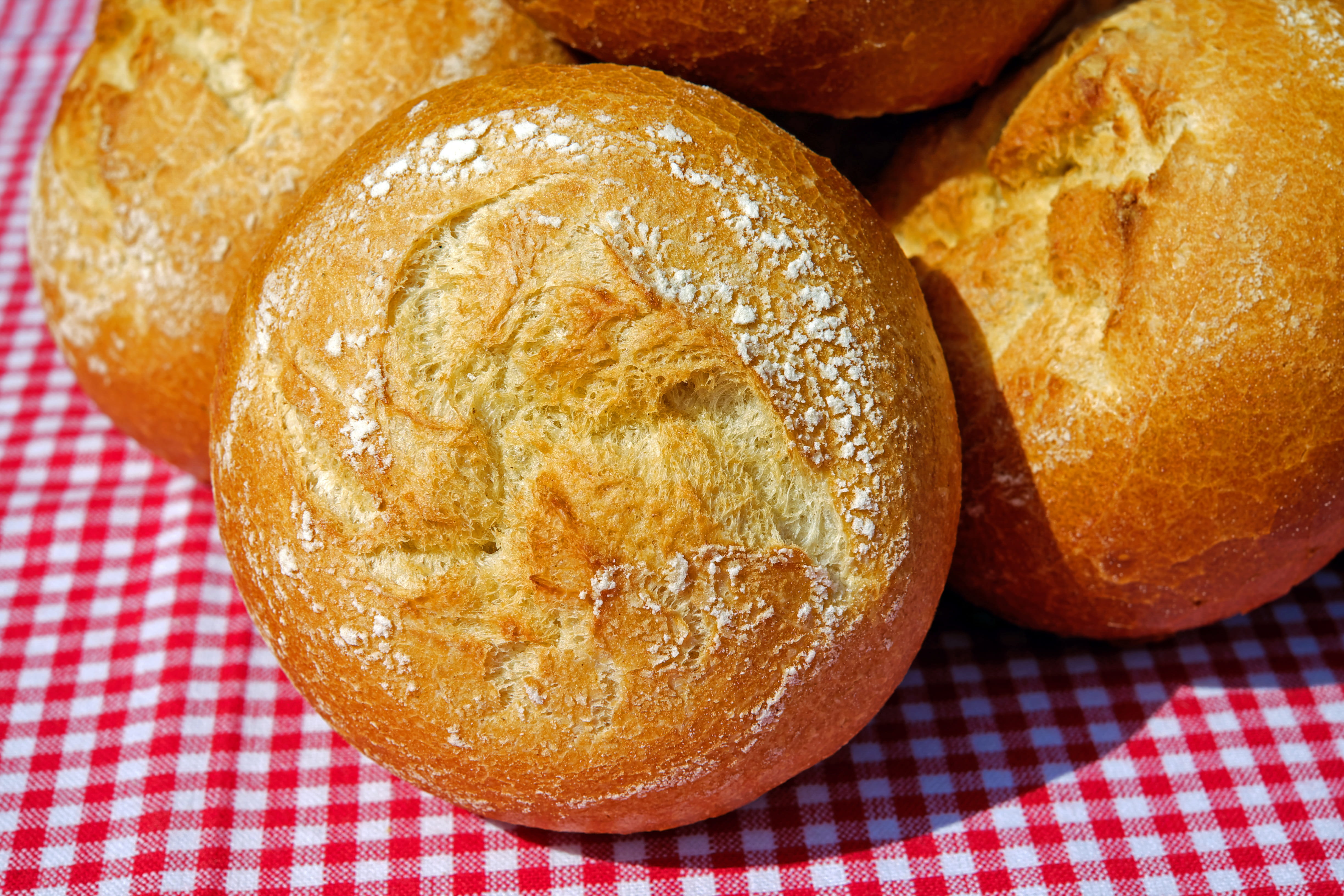 basket, indoors, nutrition, Roll, textile, Rolls, still life, delicious, bun, arouse, table, power, flour, Breakfast Sandwiches, loaf of bread, golden, HD Wallpaper