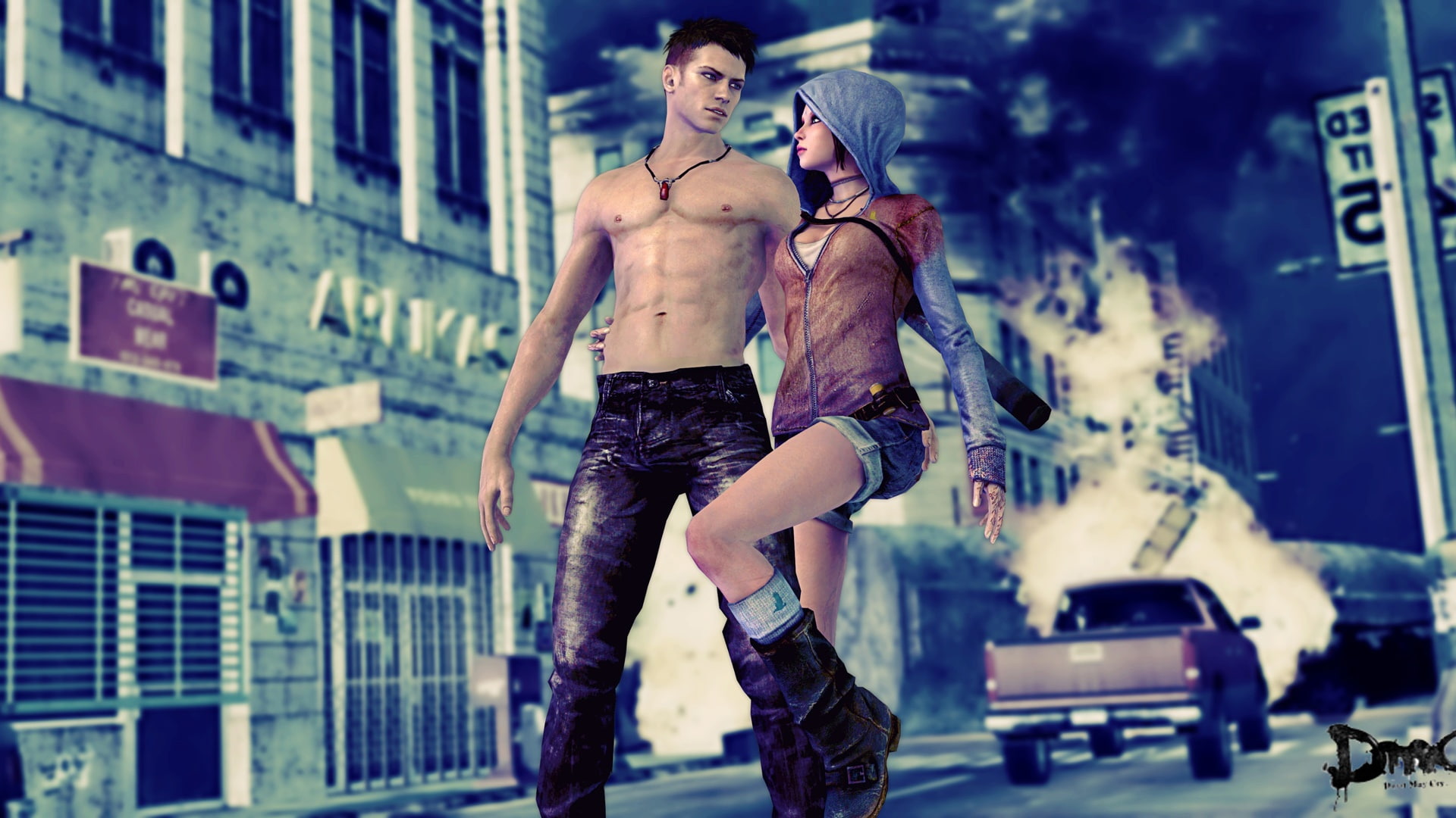 may, Boy, Cry, DmC, Devil, Girl, 1080P, HD Wallpaper