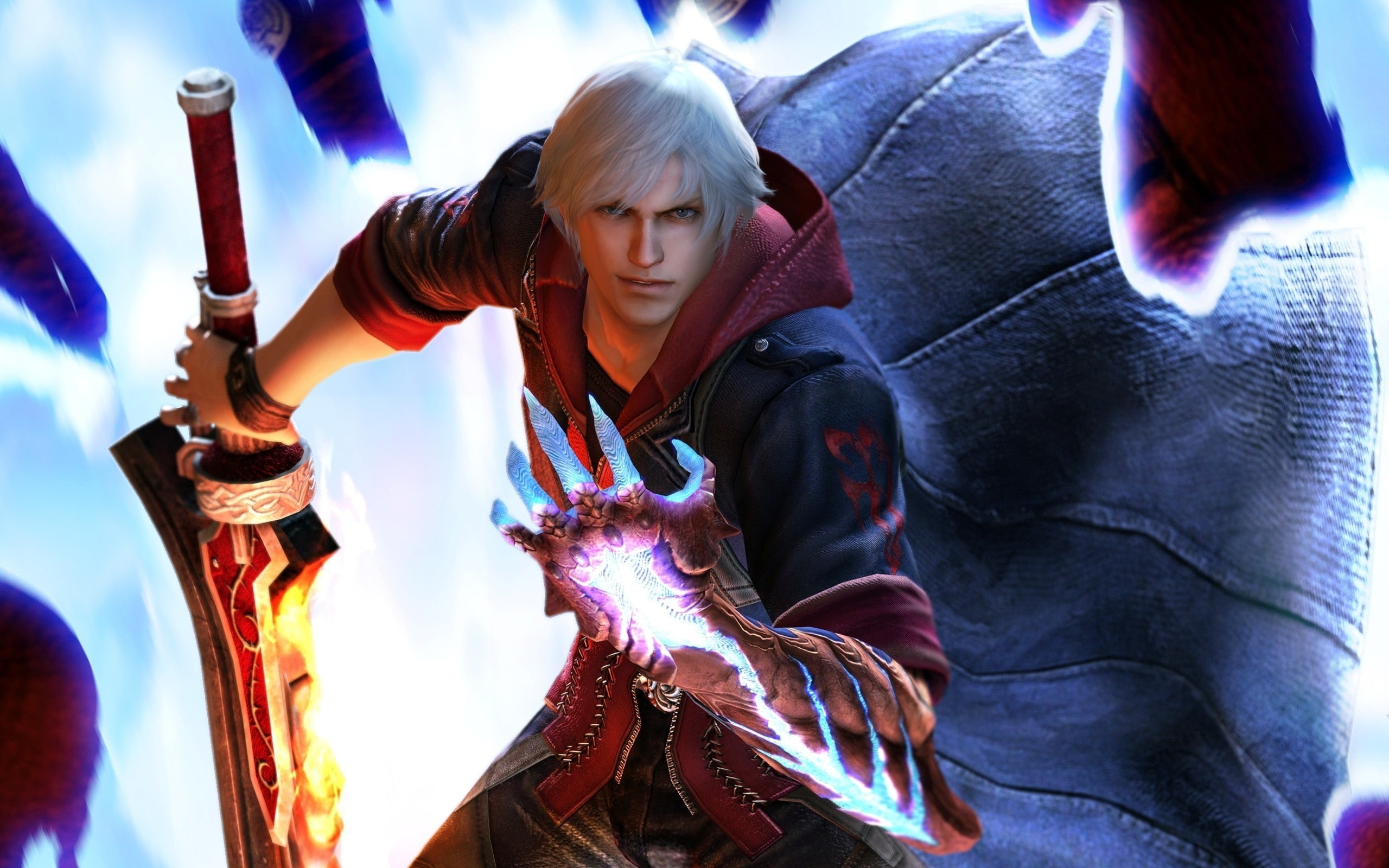 front view, waist up, women, leisure activity, real people, young adult, casual clothing, human arm, adult, event, devil may cry devil may cry 4 video games nero character, HD Wallpaper