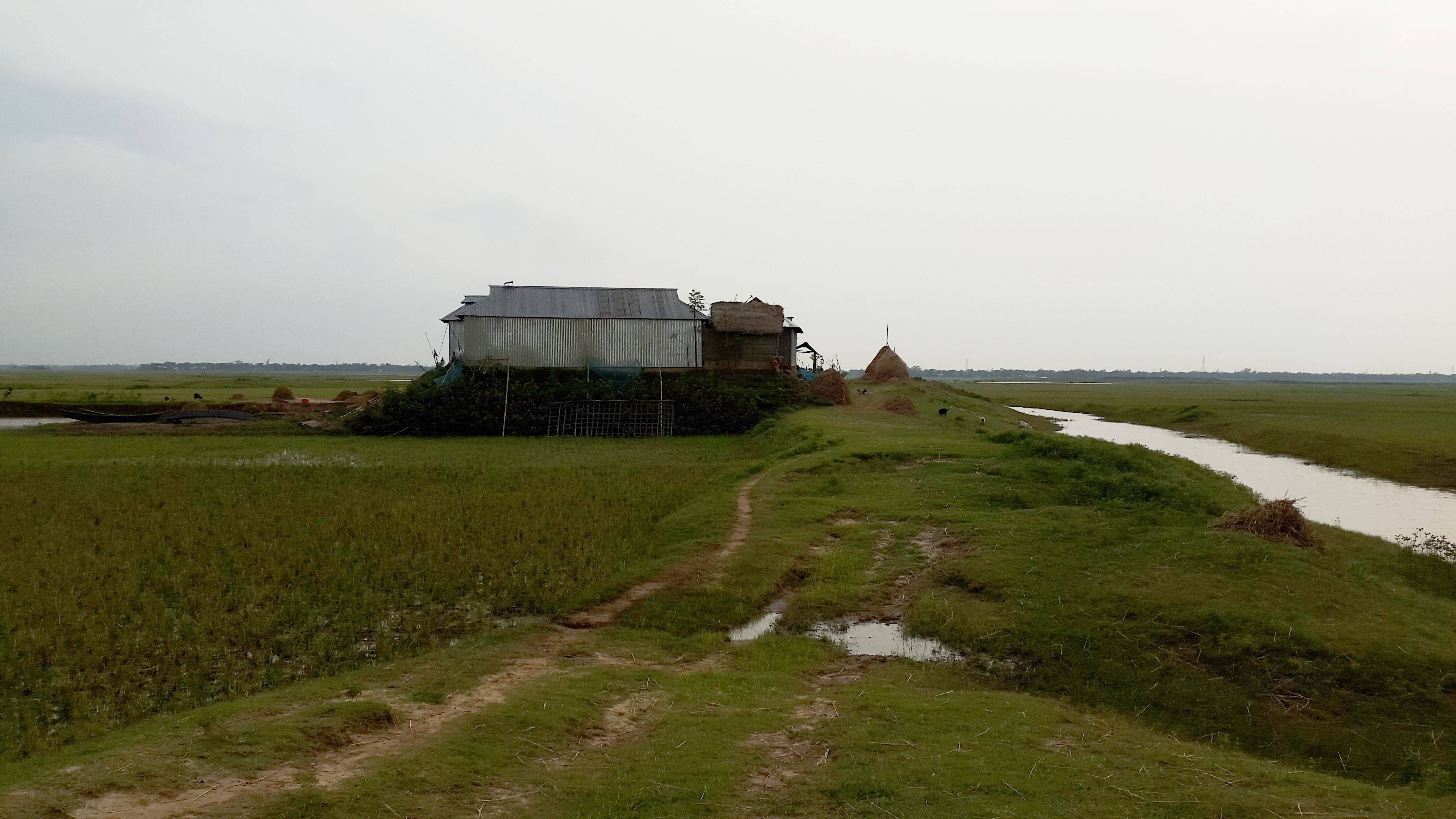 4K, green color, sky, abandoned chinese village, outdoors, village, village life, building, abandoned village, healthy village food, nature, scenics - nature, HD Wallpaper