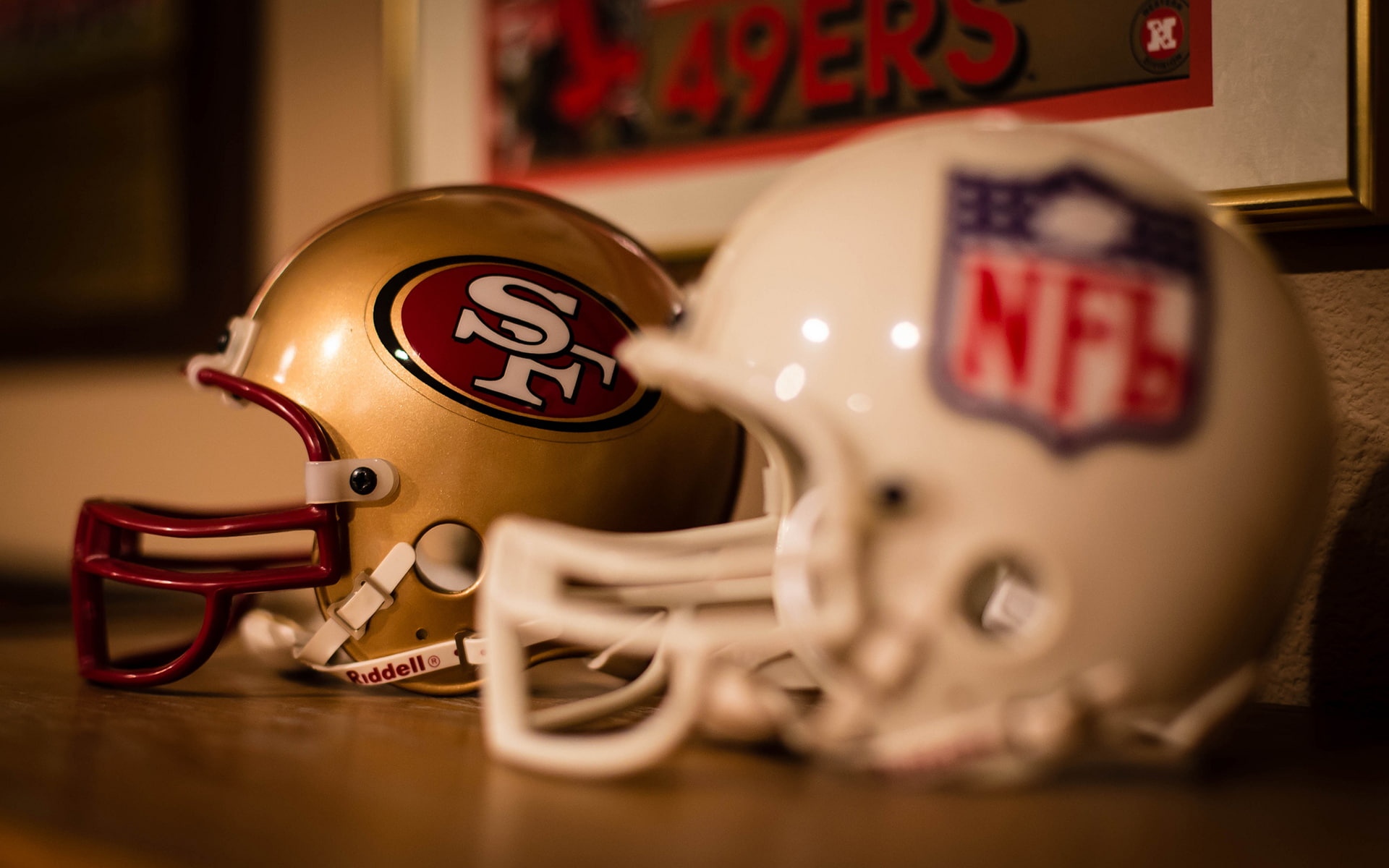 1080P, forty, san, francisco, nfl, niners, football, american, helmet, HD Wallpaper