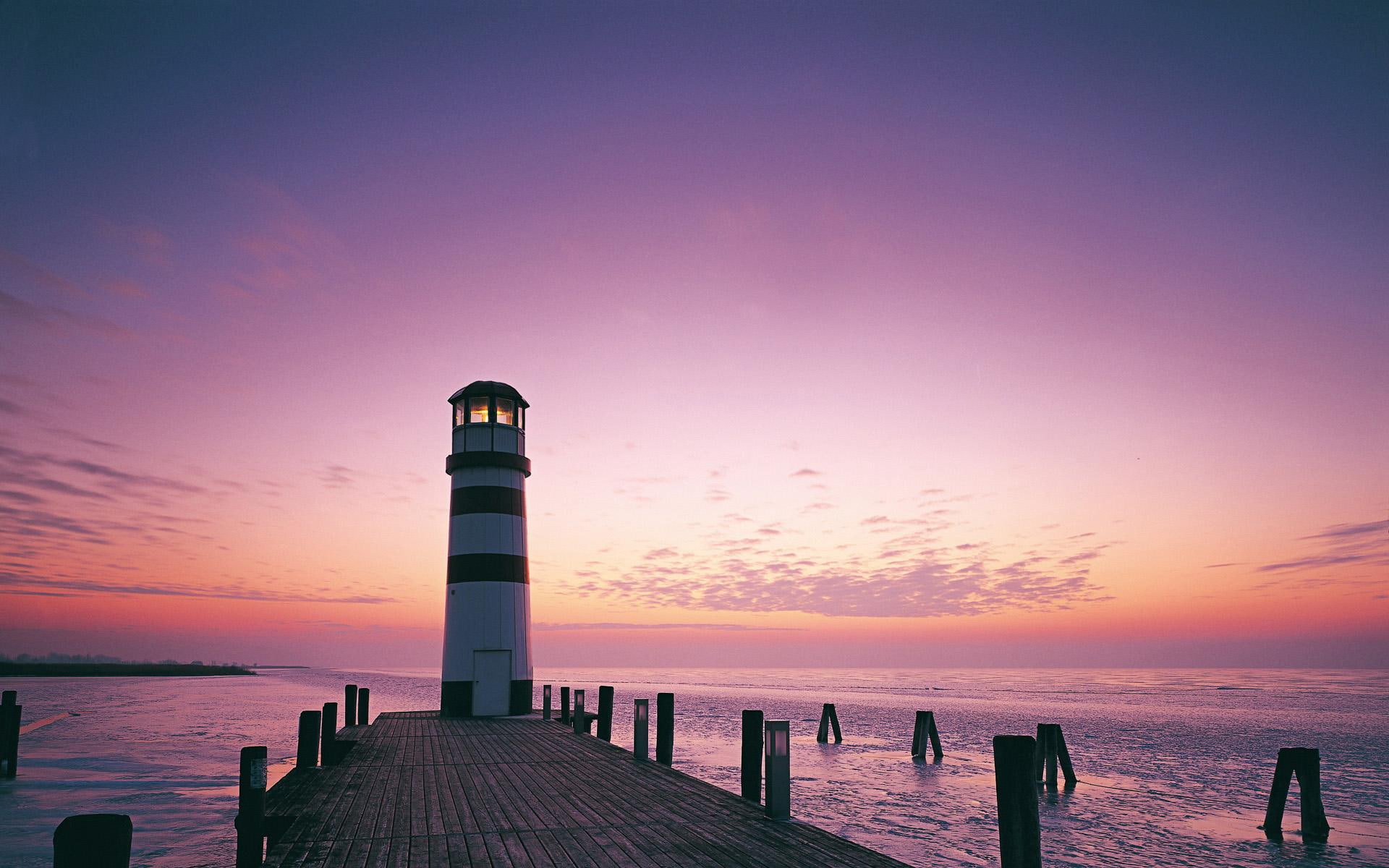 austria, lighthouse, coast, animals, austrian, 1080P, windows7theme, HD Wallpaper