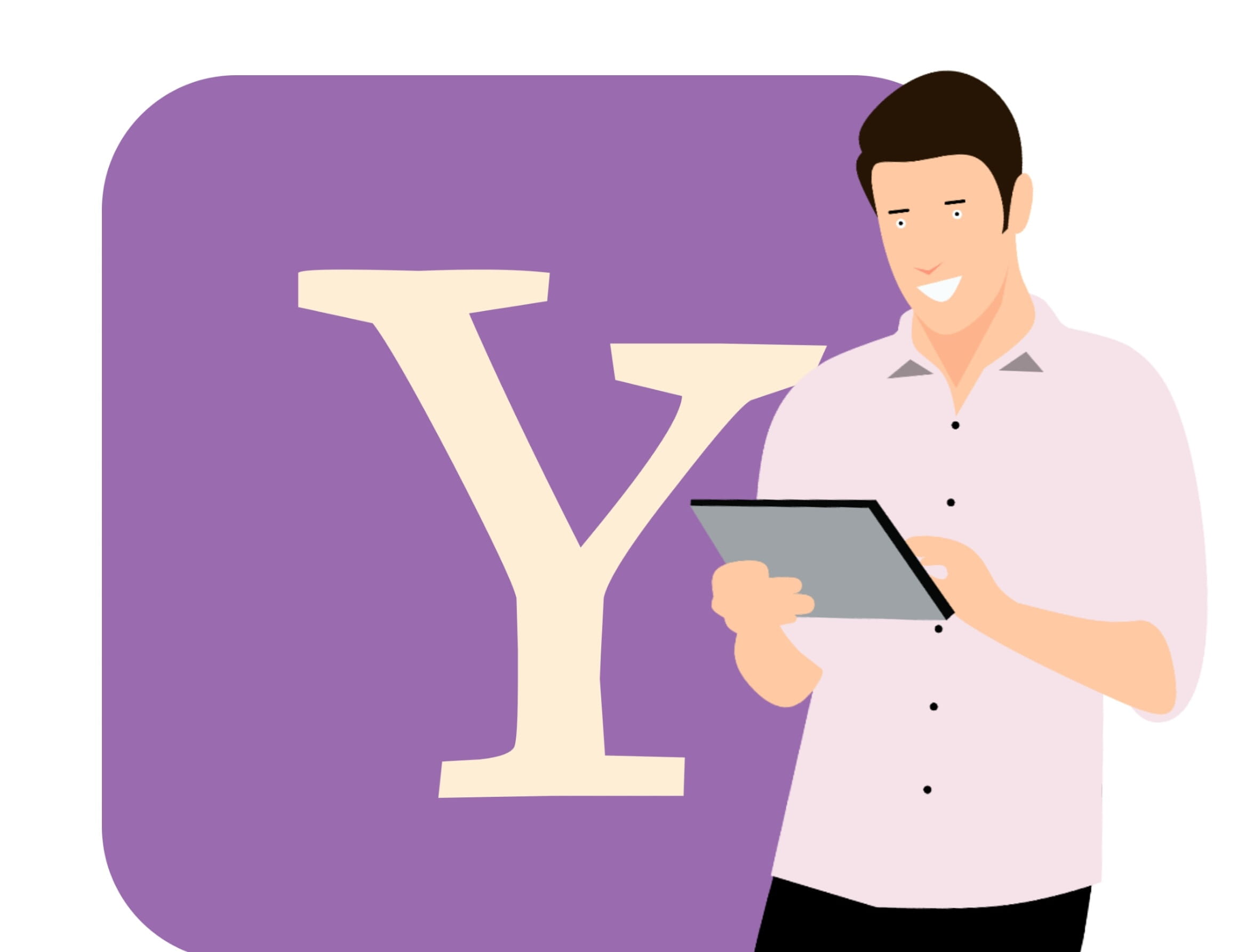 technology, sign, computer, handsome, holding, background, 1080P, tablet, device, standing, arrow symbol, global communications, guy, studio, one person, HD Wallpaper