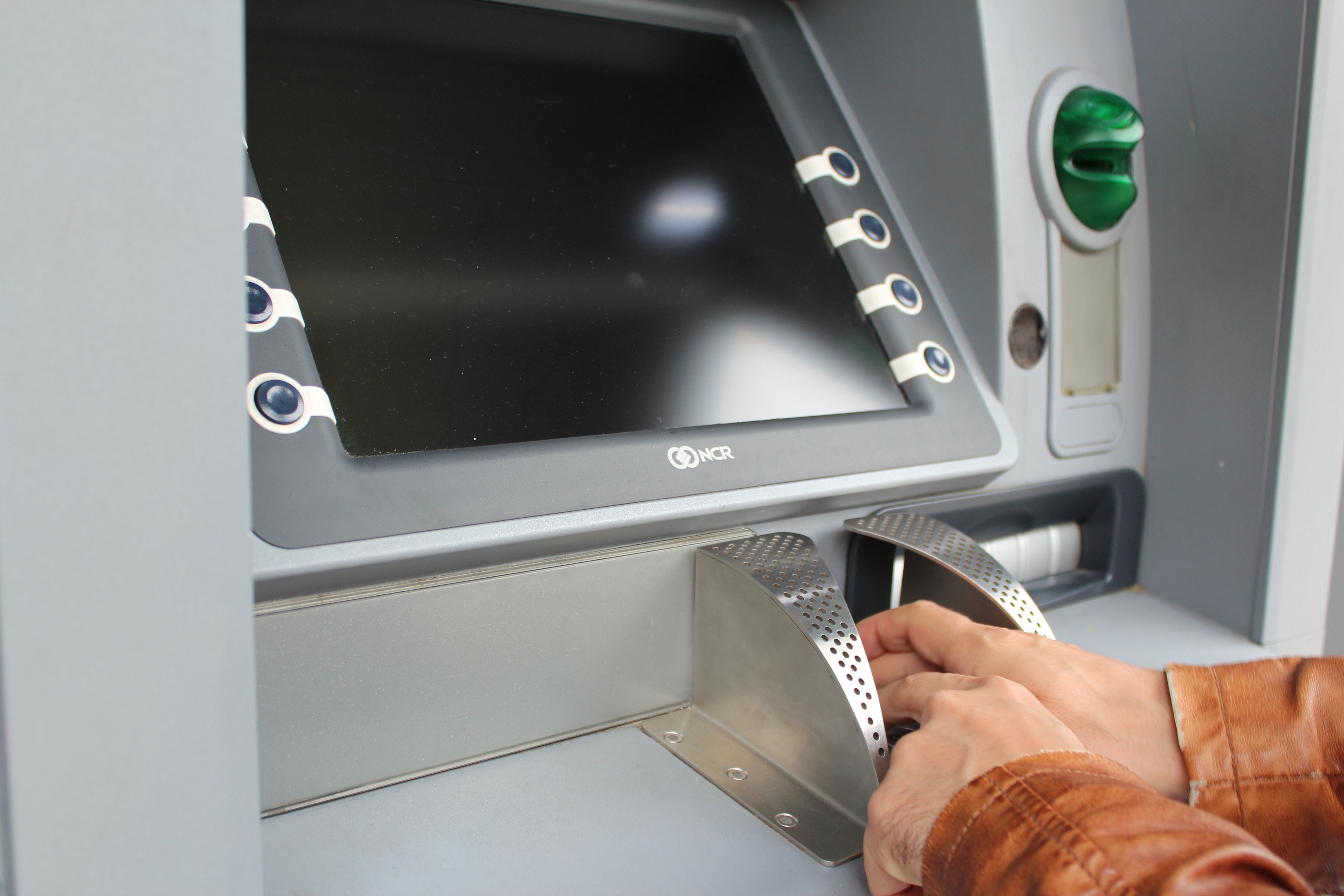 machine, one person, push button, using, human body part, inserting, body part, withdraw cash, holding, brexit, lifestyles, unrecognizable person, person, HD Wallpaper
