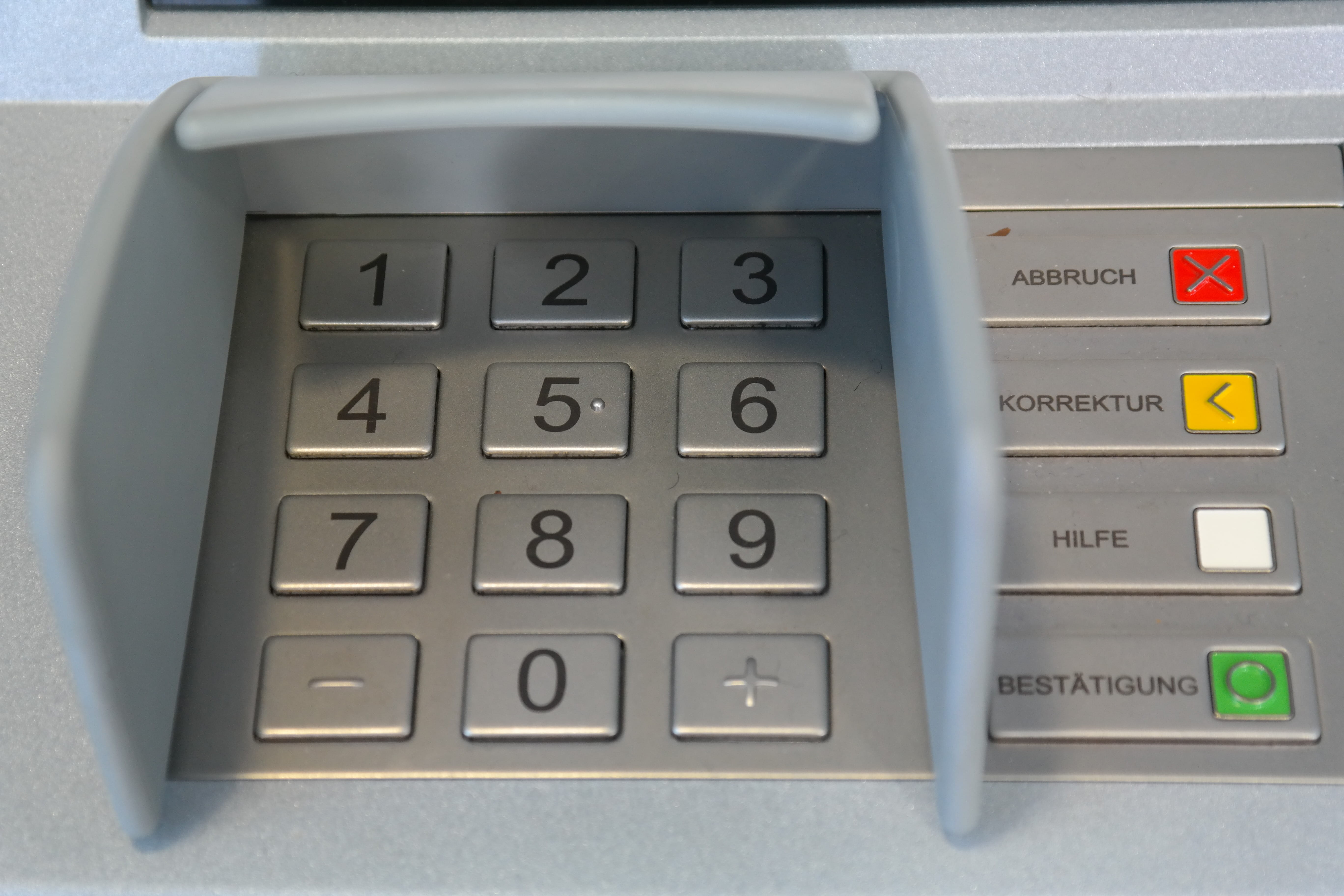 withdraw cash, buttons, communication, Secret, connection, metal, banking, close-up, technology, calculating, business, number, secret number, finance, HD Wallpaper